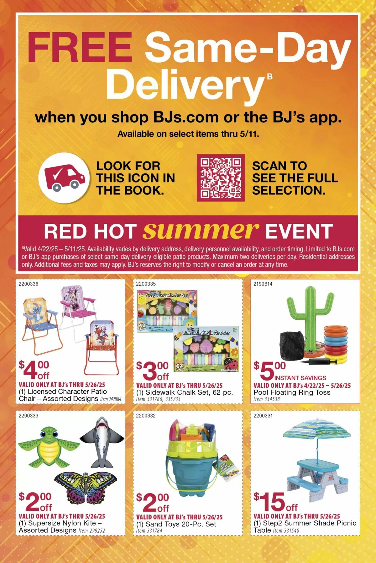 BJ's Wholesale Club Weekly Ad from April 22