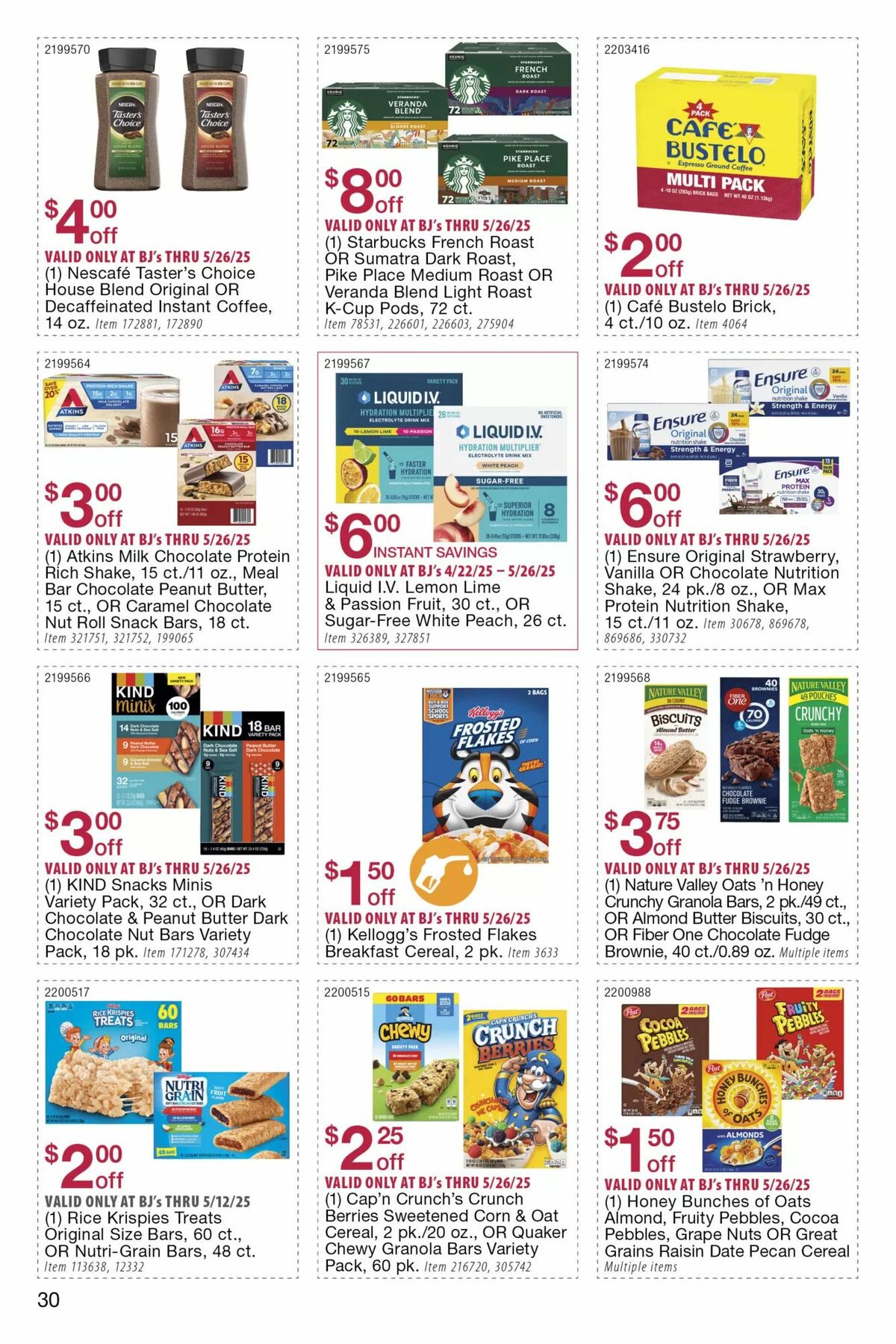 BJ's Wholesale Club Weekly Ad from April 22