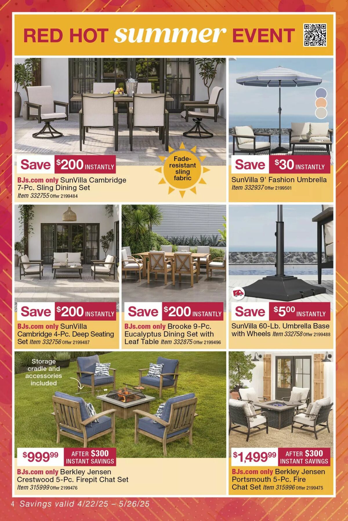 BJ's Wholesale Club Weekly Ad from April 22