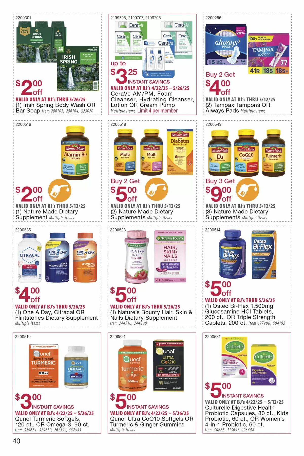 BJ's Wholesale Club Weekly Ad from April 22
