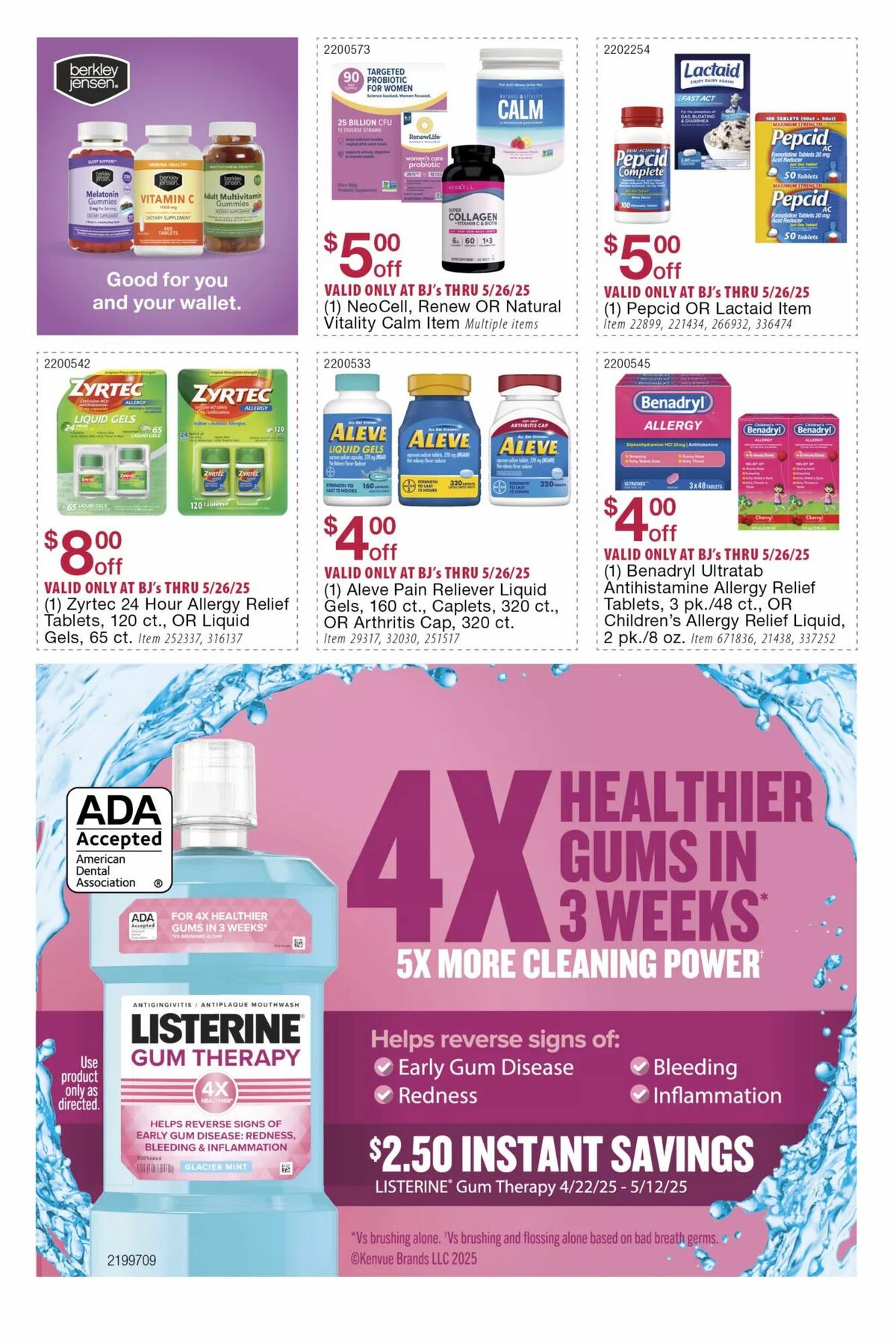 BJ's Wholesale Club Weekly Ad from April 22