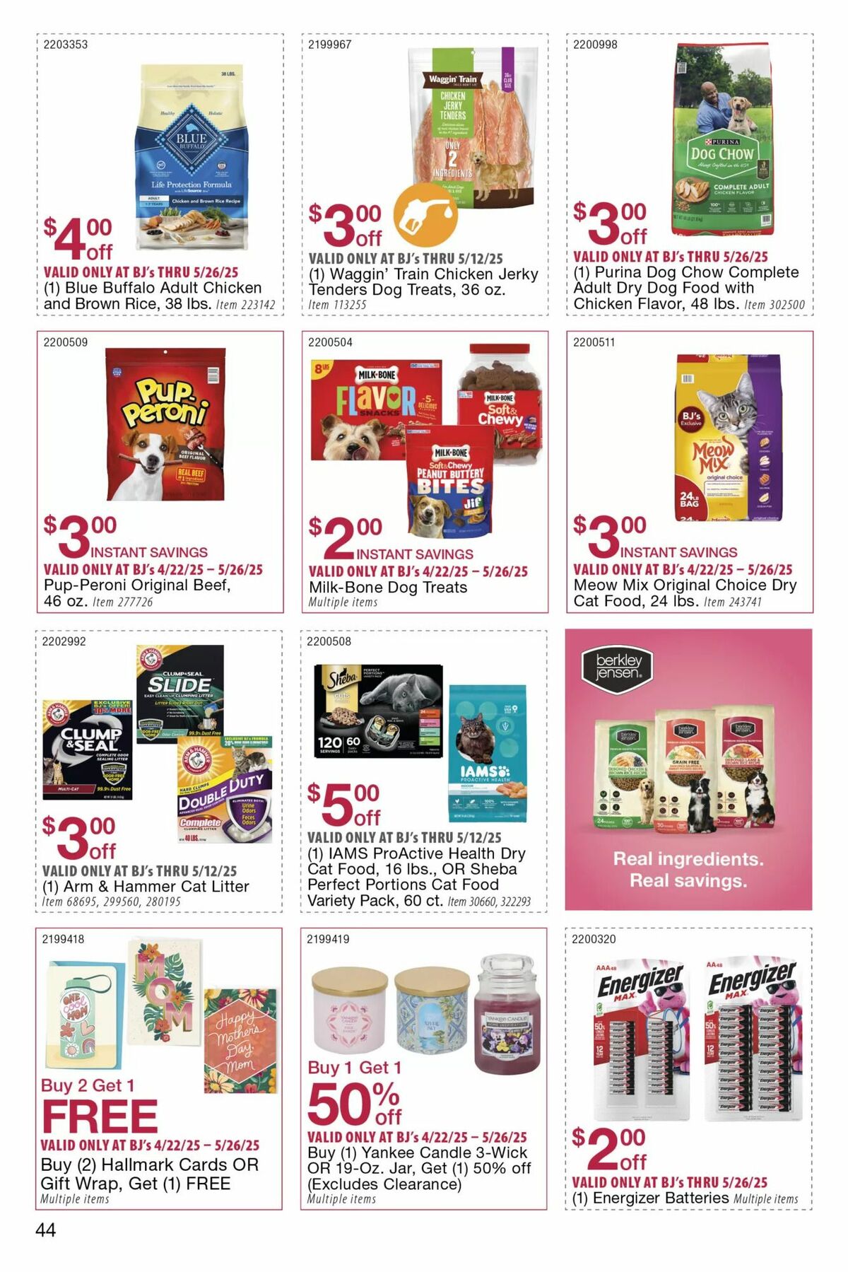BJ's Wholesale Club Weekly Ad from April 22