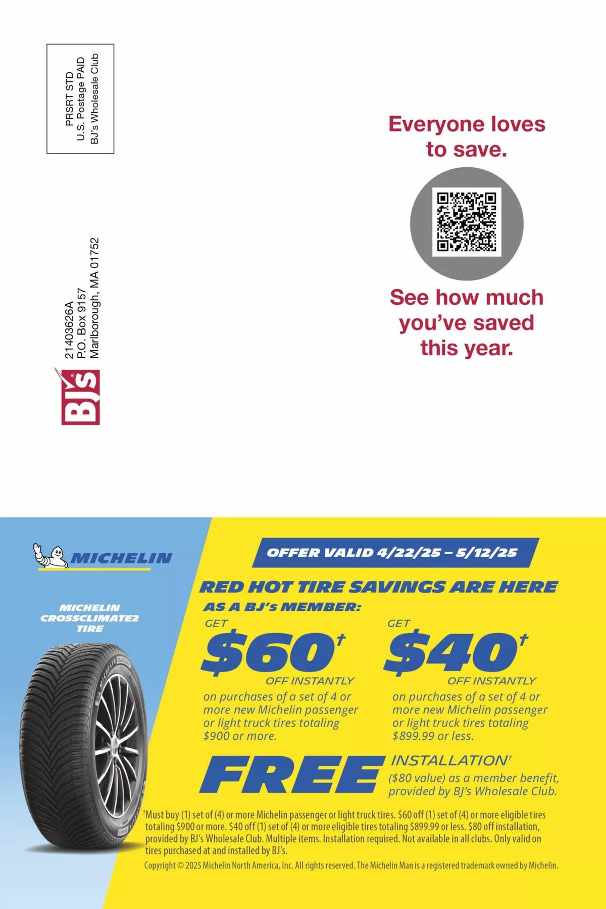 BJ's Wholesale Club Weekly Ad from April 22