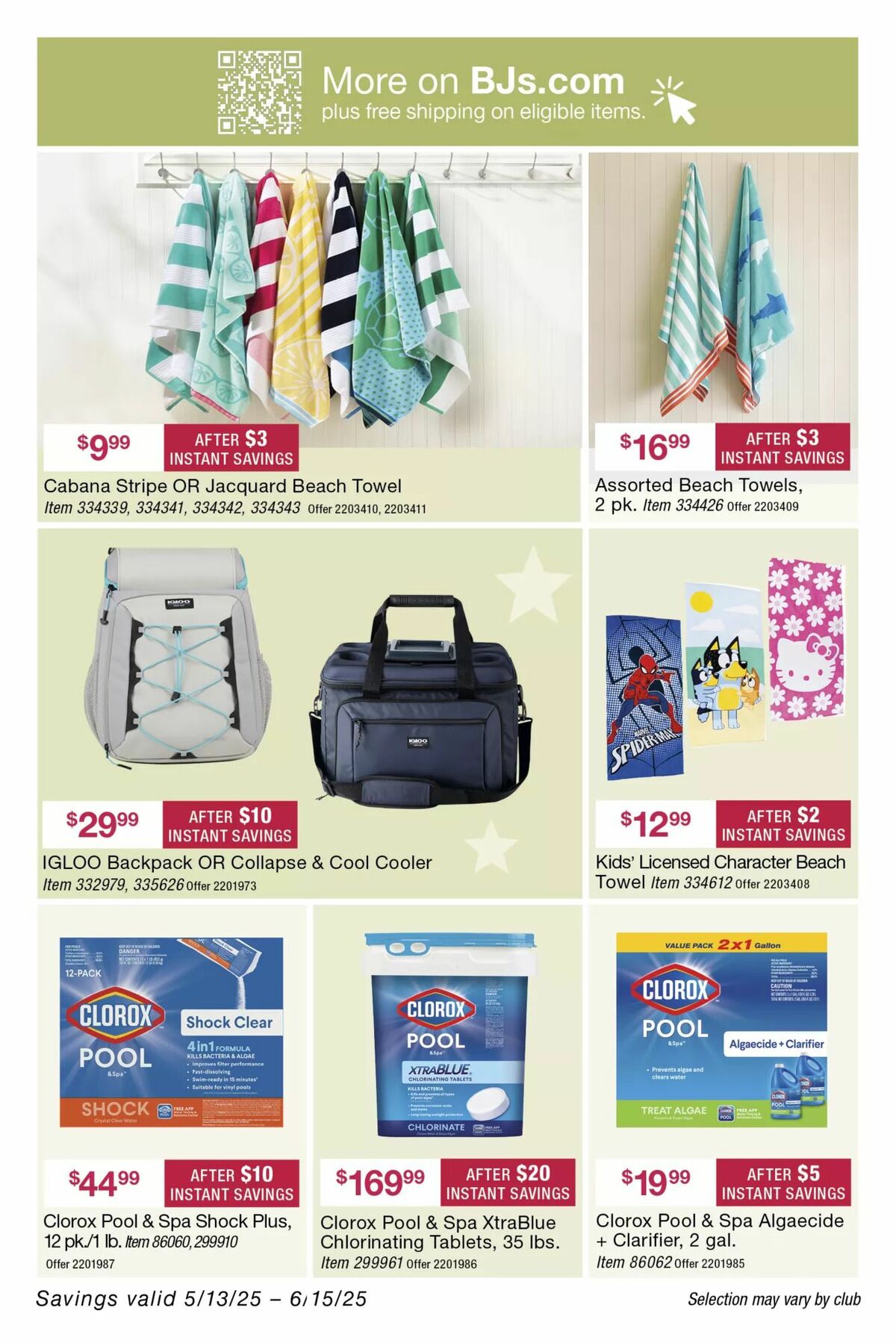 BJ's Wholesale Club Weekly Ad from May 19