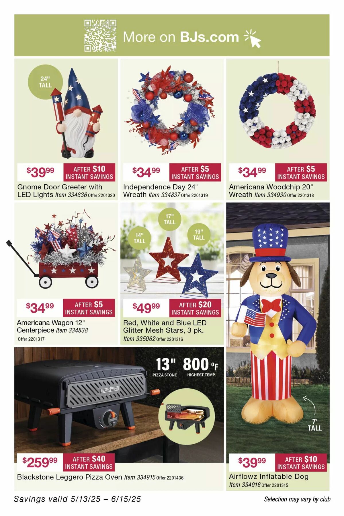 BJ's Wholesale Club Weekly Ad from May 19