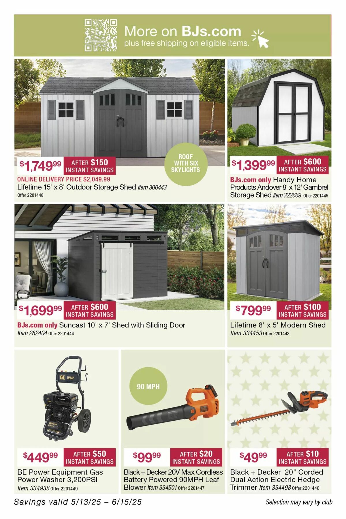 BJ's Wholesale Club Weekly Ad from May 19