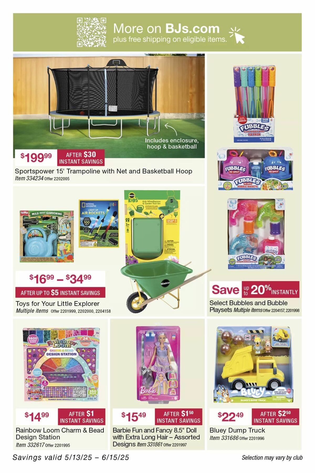 BJ's Wholesale Club Weekly Ad from May 19
