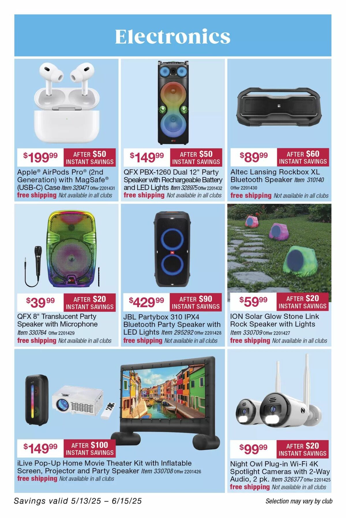 BJ's Wholesale Club Weekly Ad from May 19