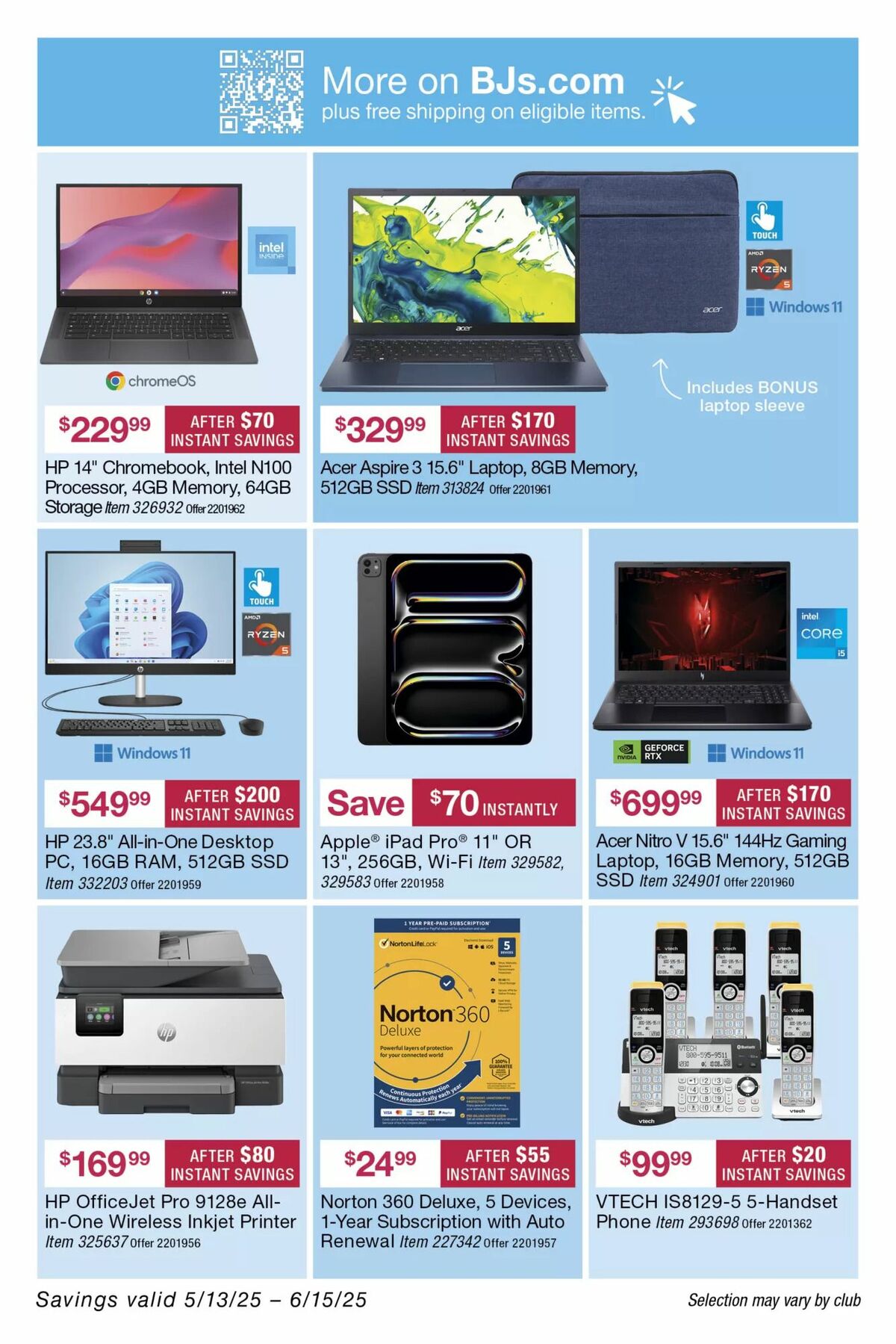 BJ's Wholesale Club Weekly Ad from May 19