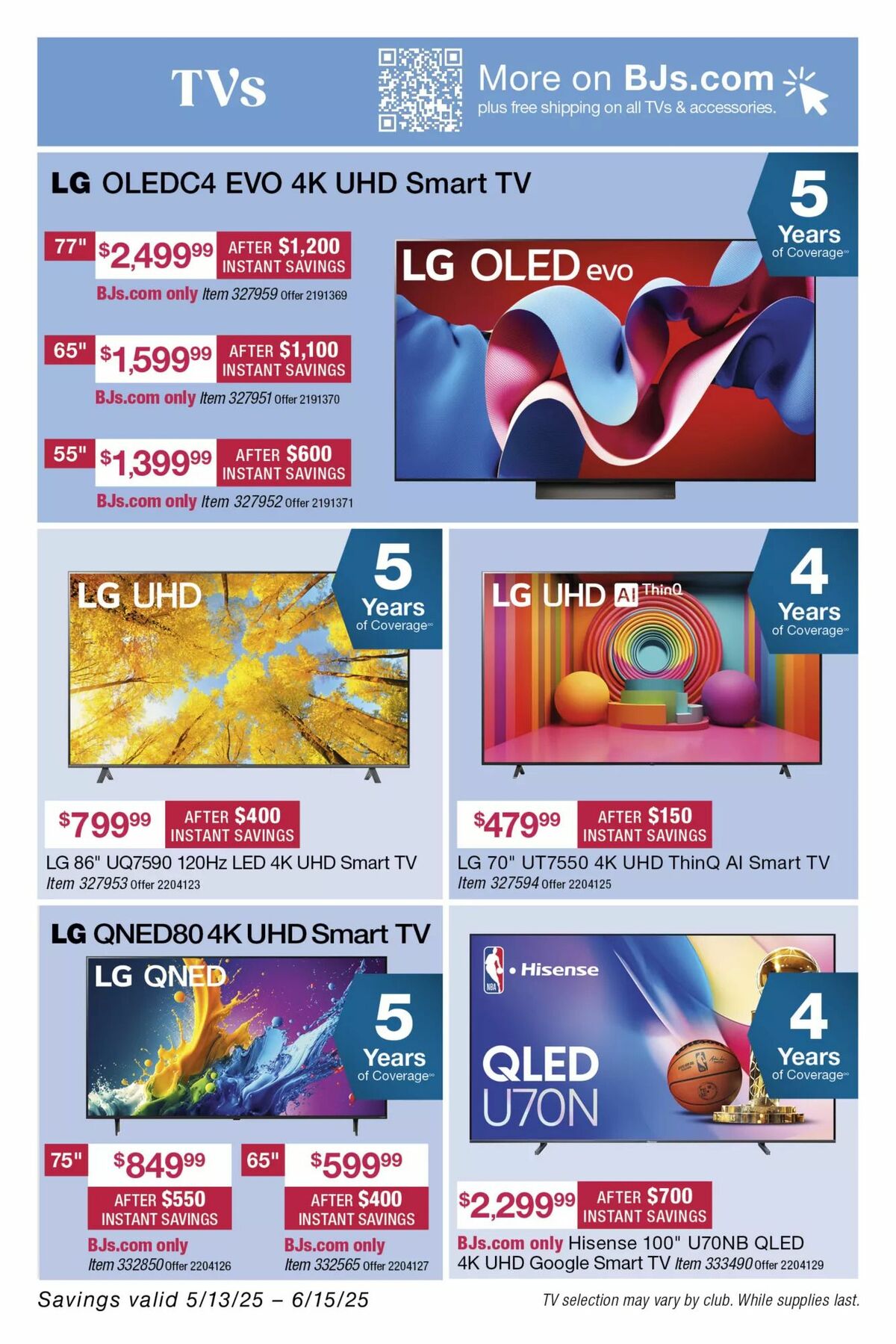 BJ's Wholesale Club Weekly Ad from May 19