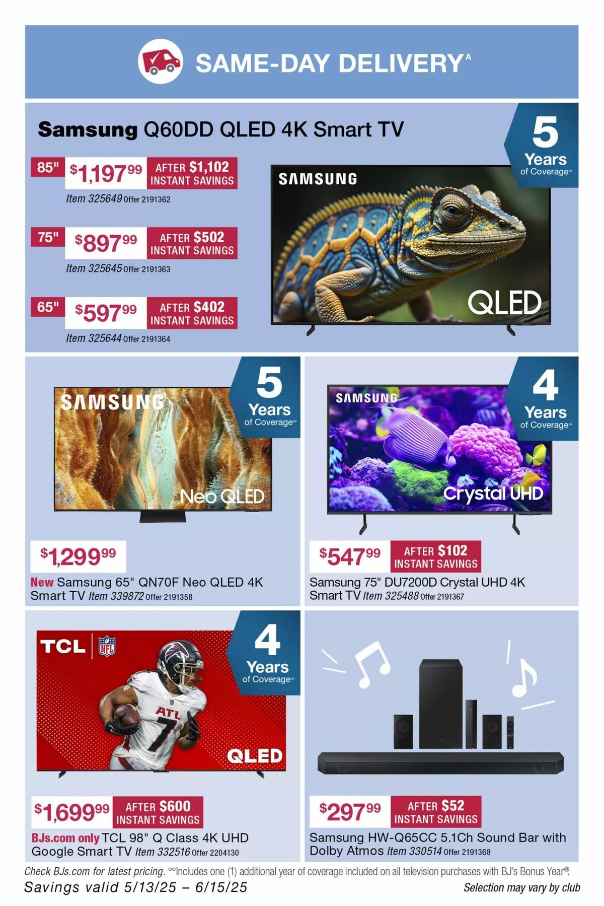 BJ's Wholesale Club Weekly Ad from May 19