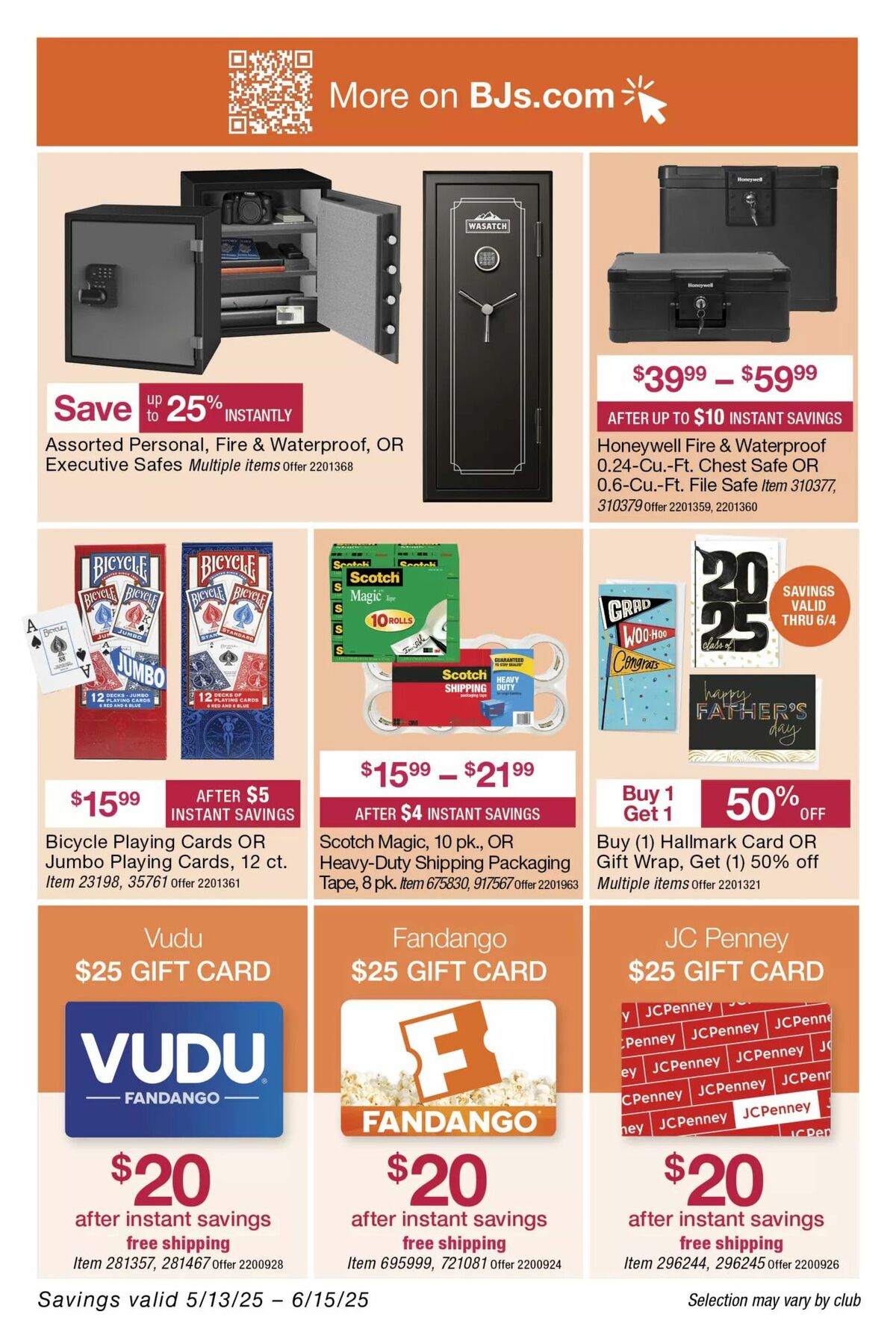 BJ's Wholesale Club Weekly Ad from May 19