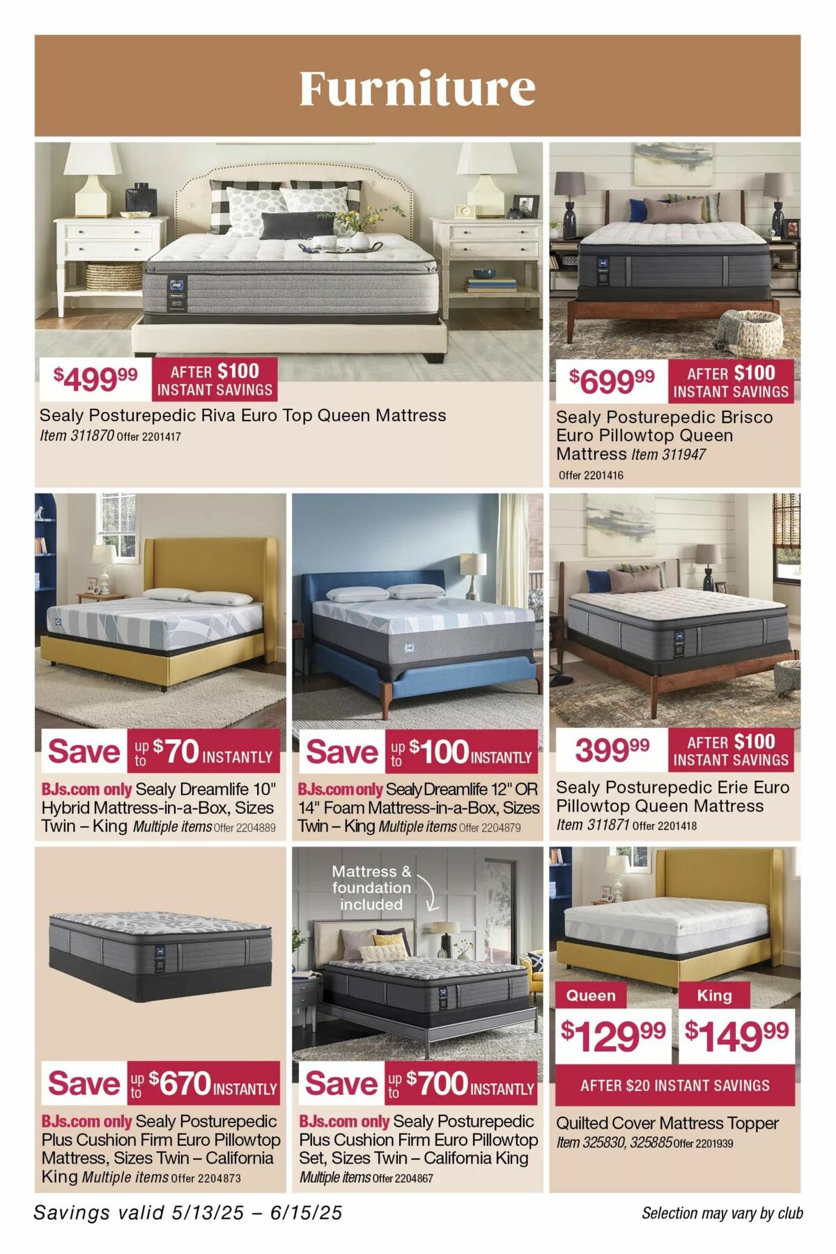 BJ's Wholesale Club Weekly Ad from May 19