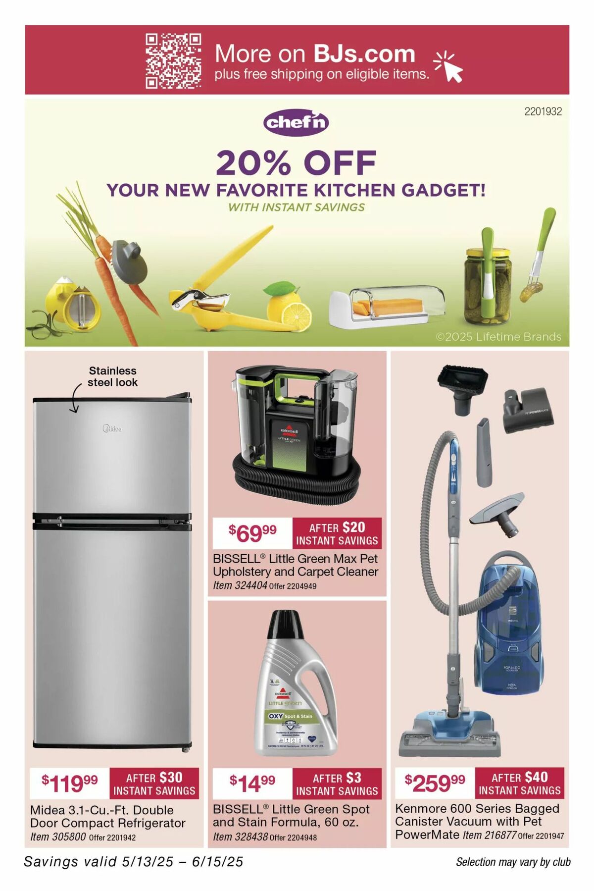 BJ's Wholesale Club Weekly Ad from May 19