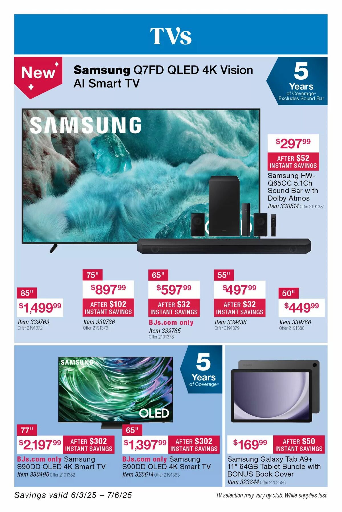 BJ's Wholesale Club Weekly Ad from June 3