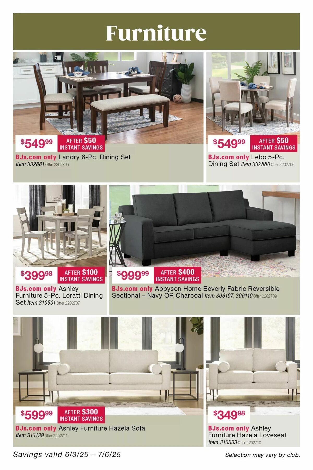 BJ's Wholesale Club Weekly Ad from June 3