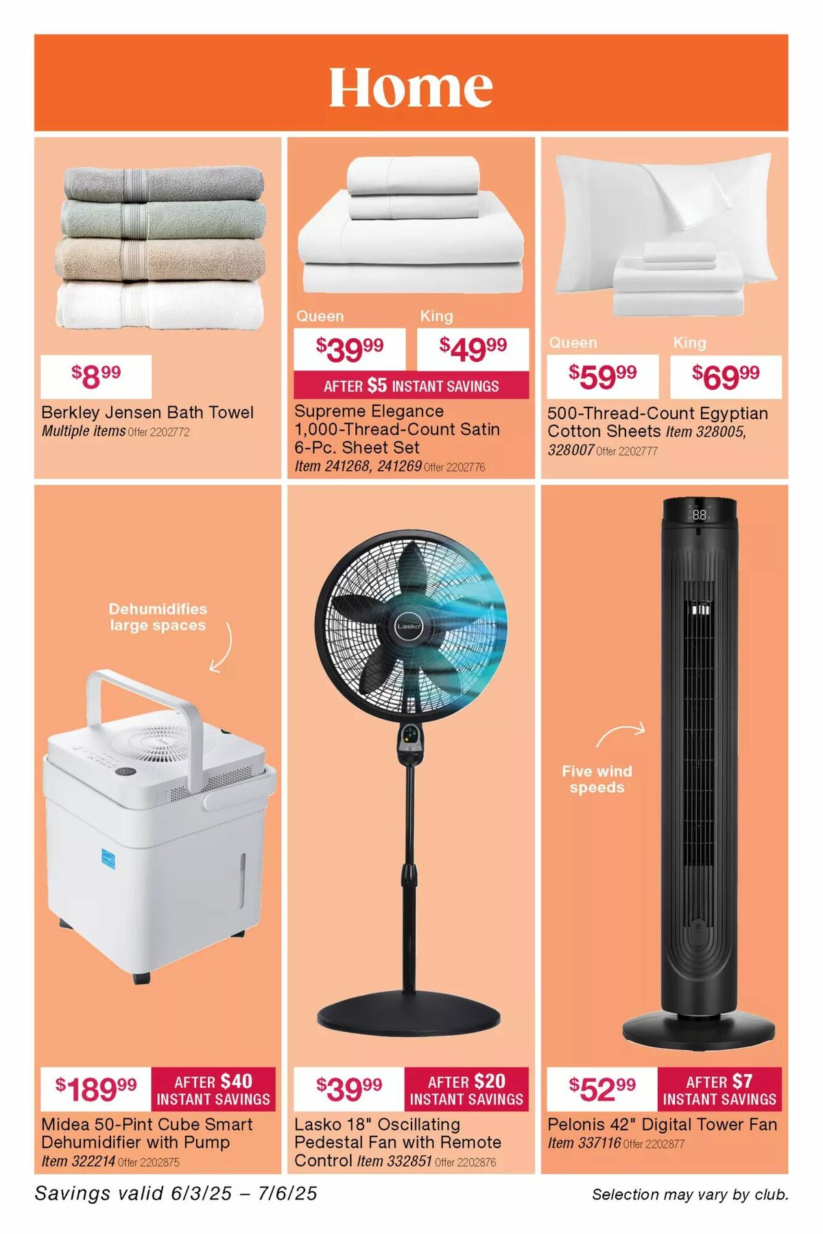BJ's Wholesale Club Weekly Ad from June 3