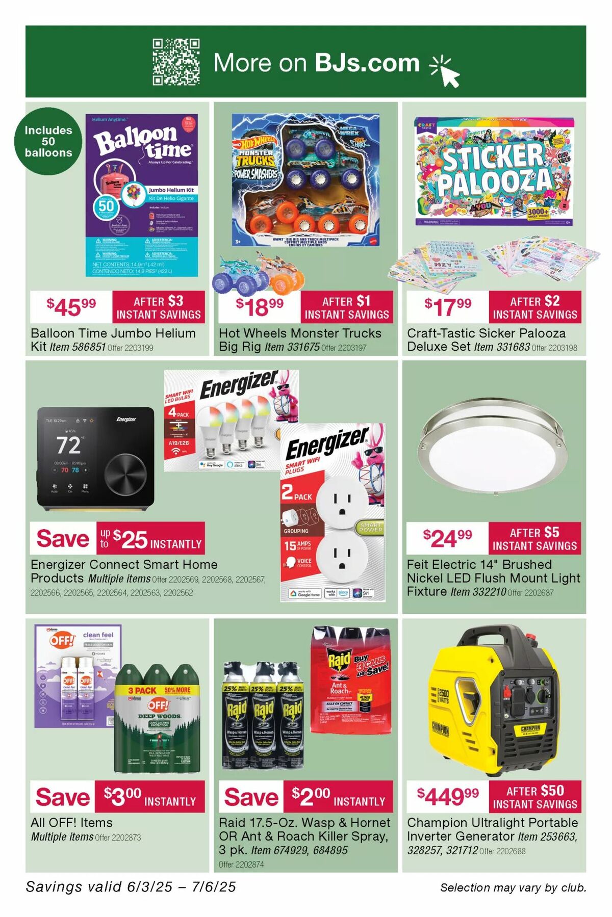 BJ's Wholesale Club Weekly Ad from June 3