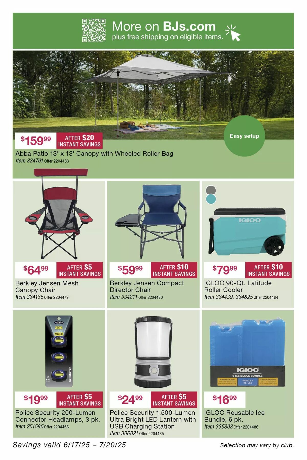 BJ's Wholesale Club Weekly Ad from June 27