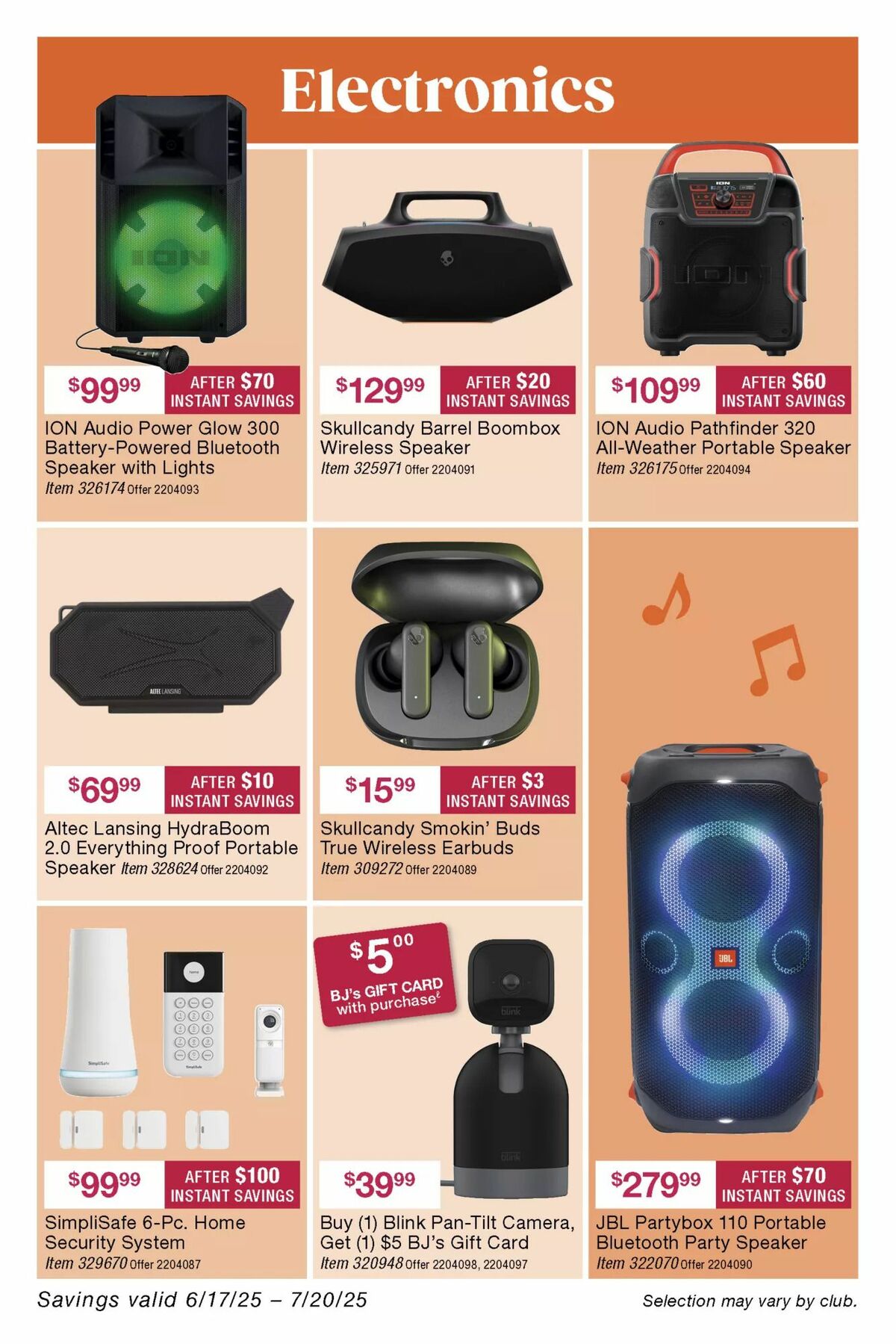 BJ's Wholesale Club Weekly Ad from June 27