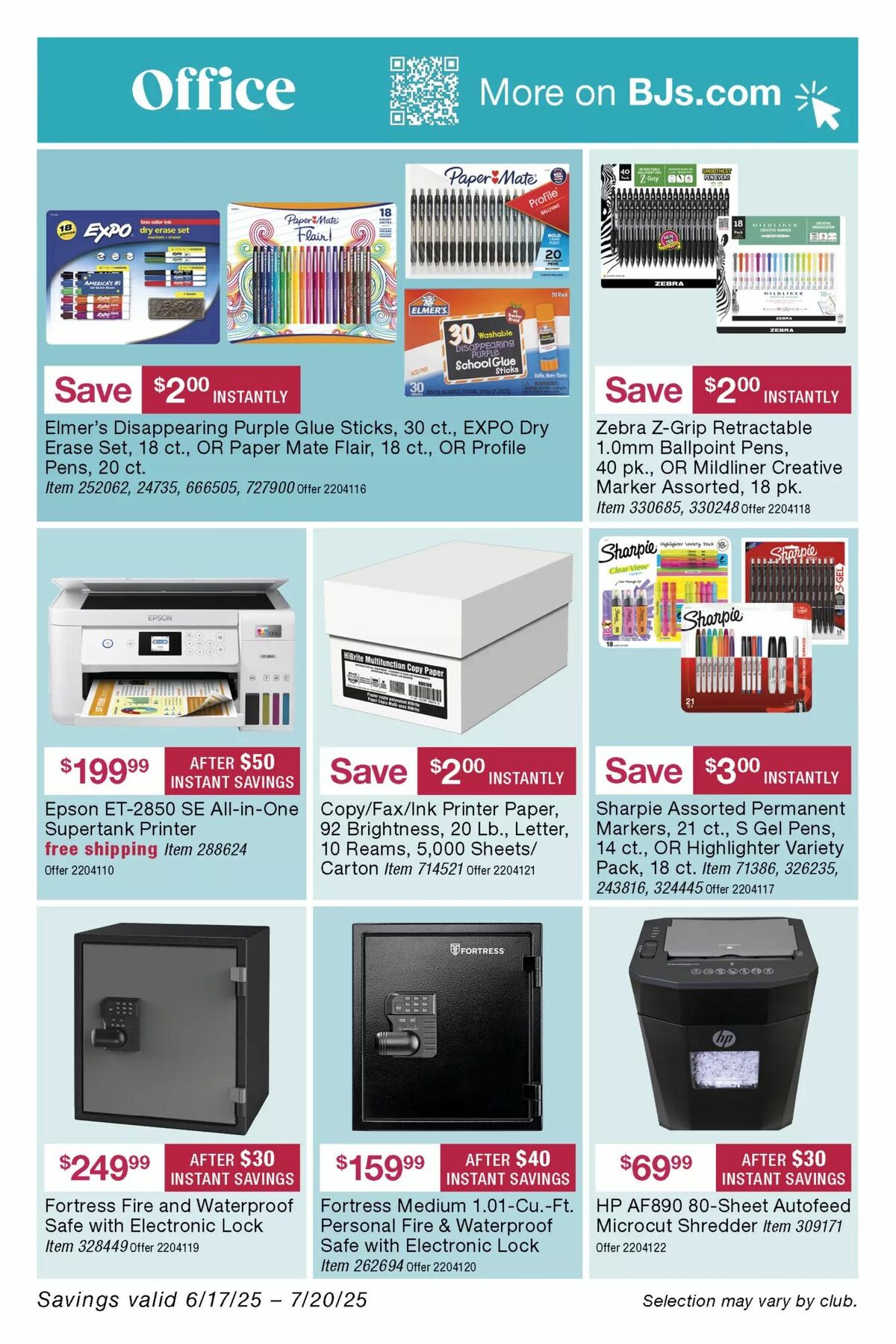 BJ's Wholesale Club Weekly Ad from June 27