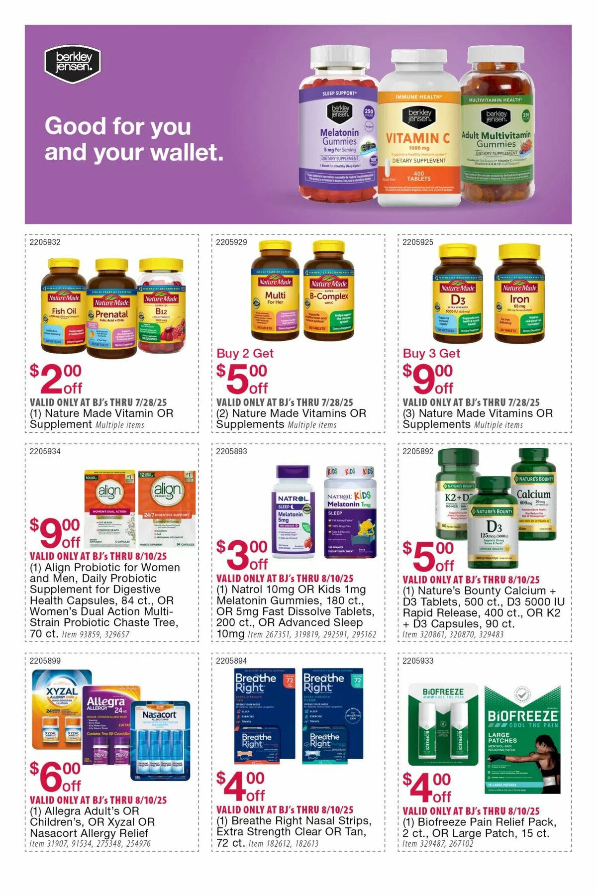 BJ's Wholesale Club Weekly Ad from July 15