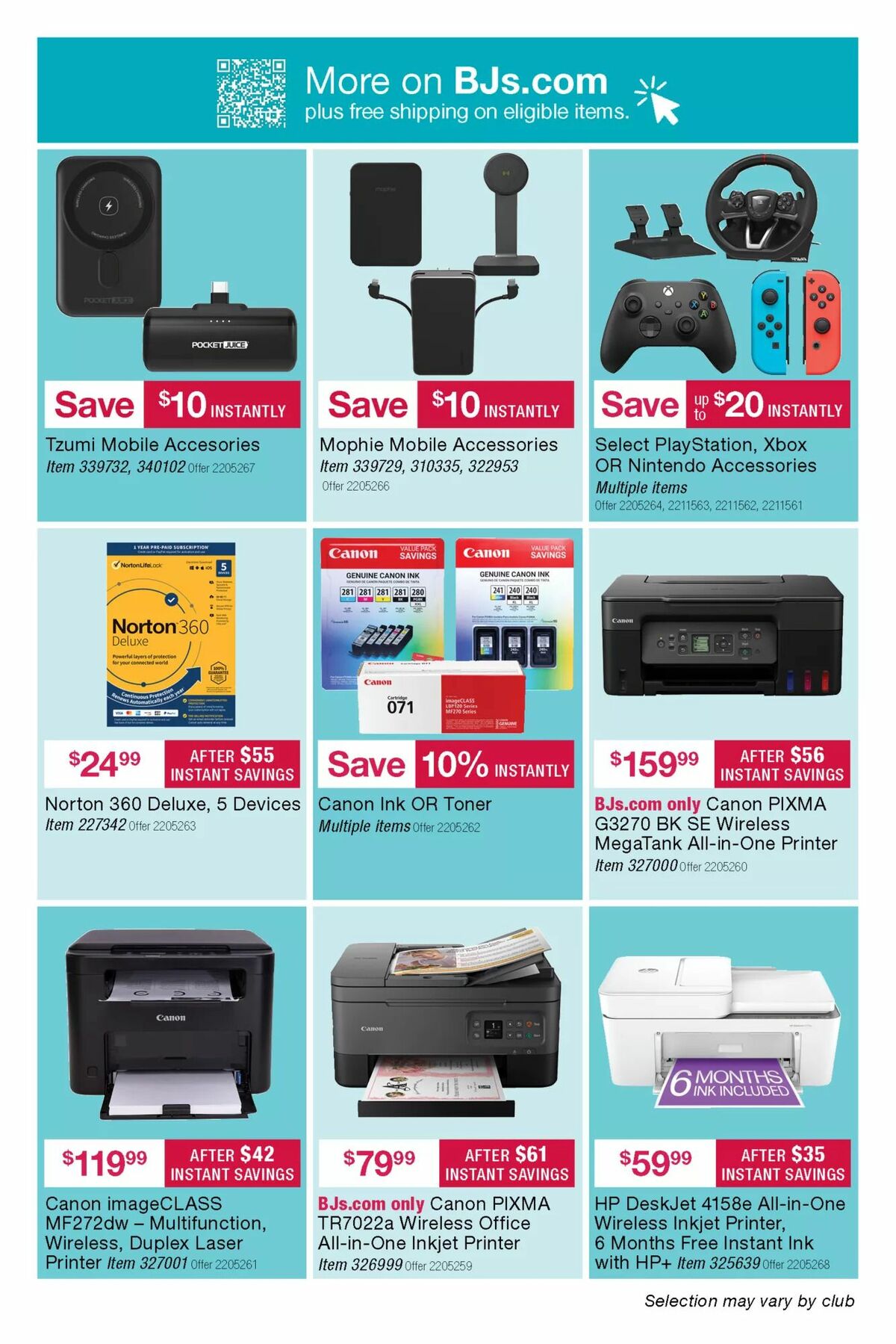 BJ's Wholesale Club Weekly Ad from July 15