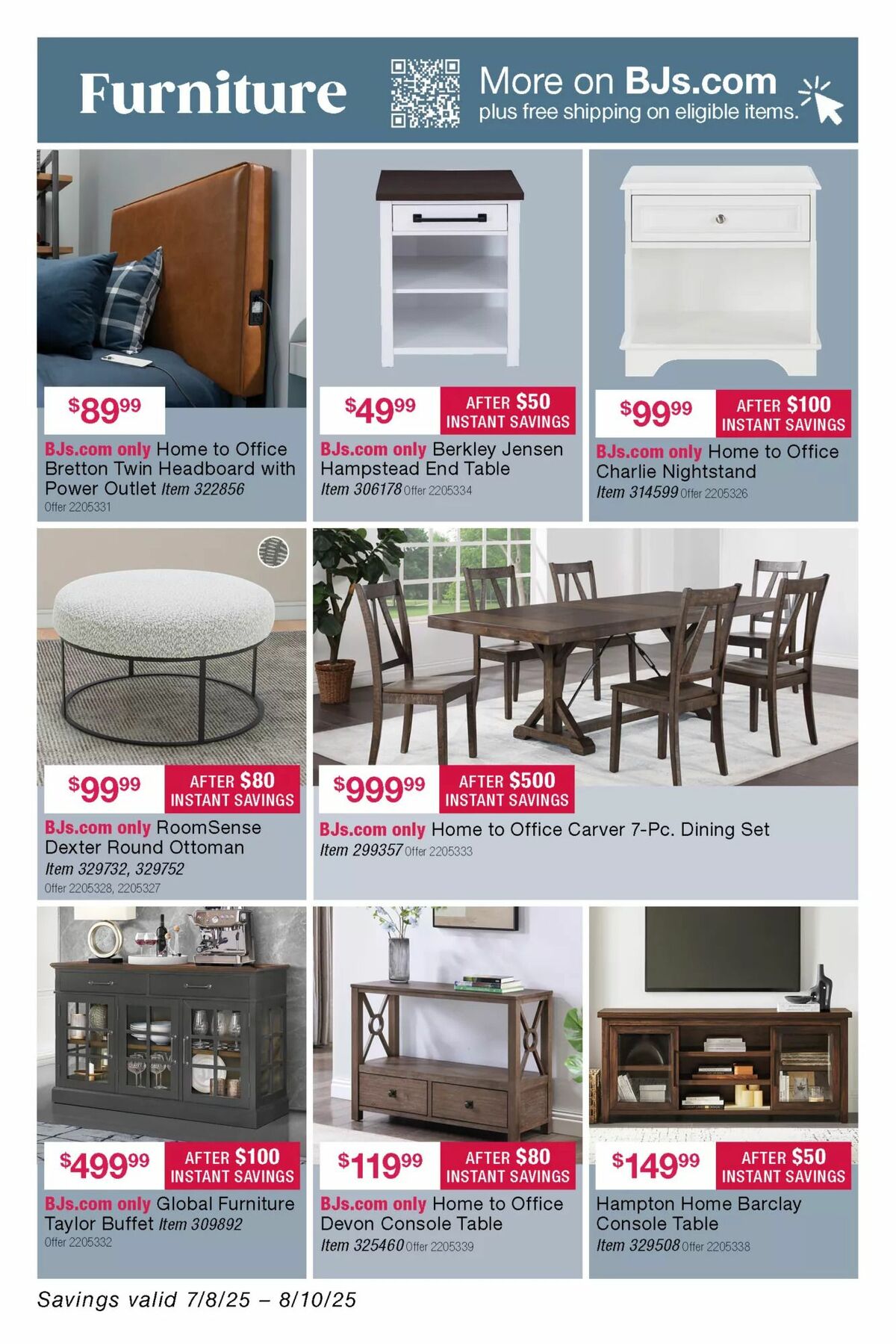 BJ's Wholesale Club Weekly Ad from July 15