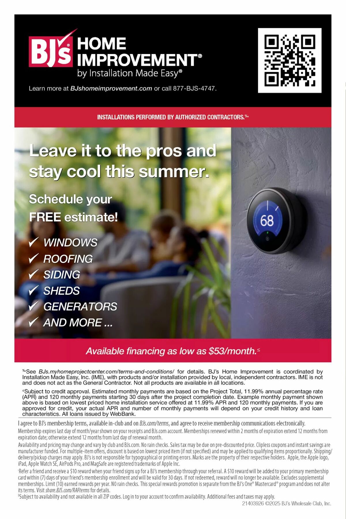 BJ's Wholesale Club Weekly Ad from July 15