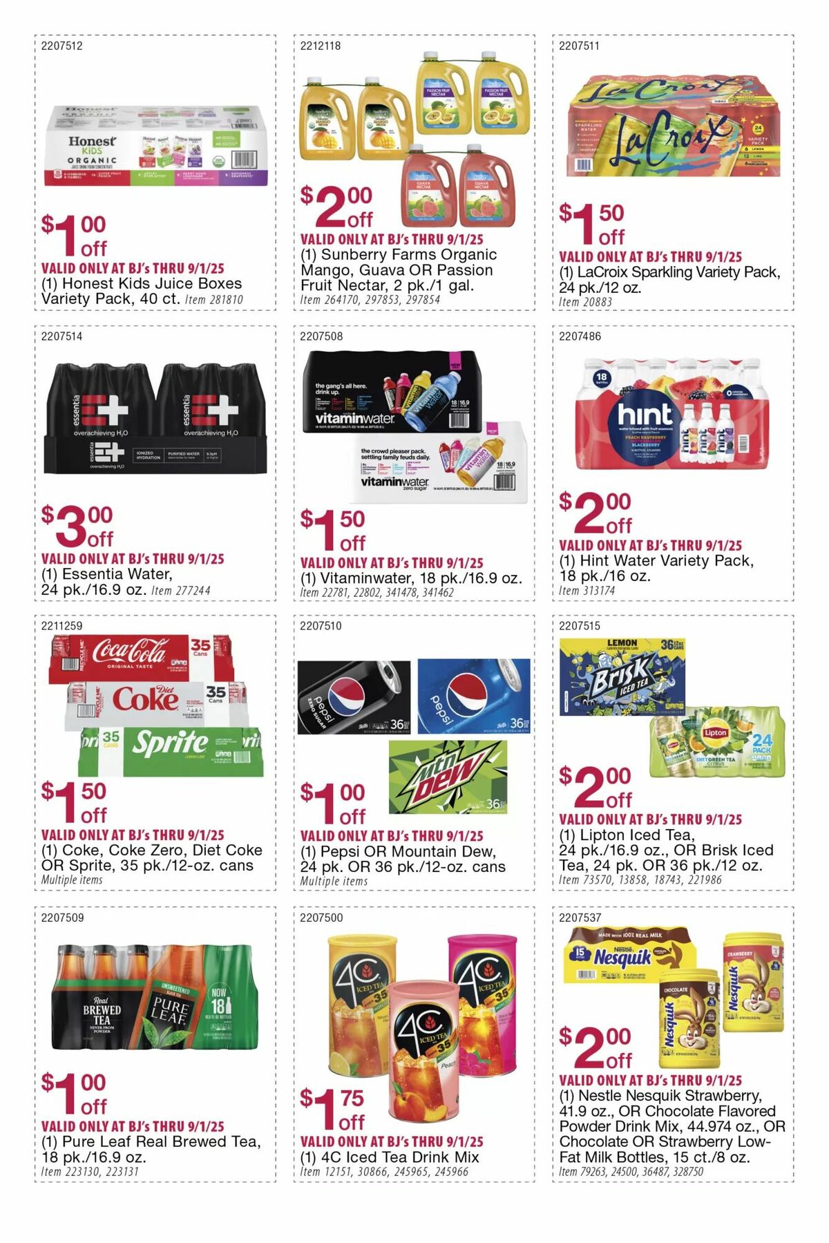 BJ's Wholesale Club Weekly Ad from August 6