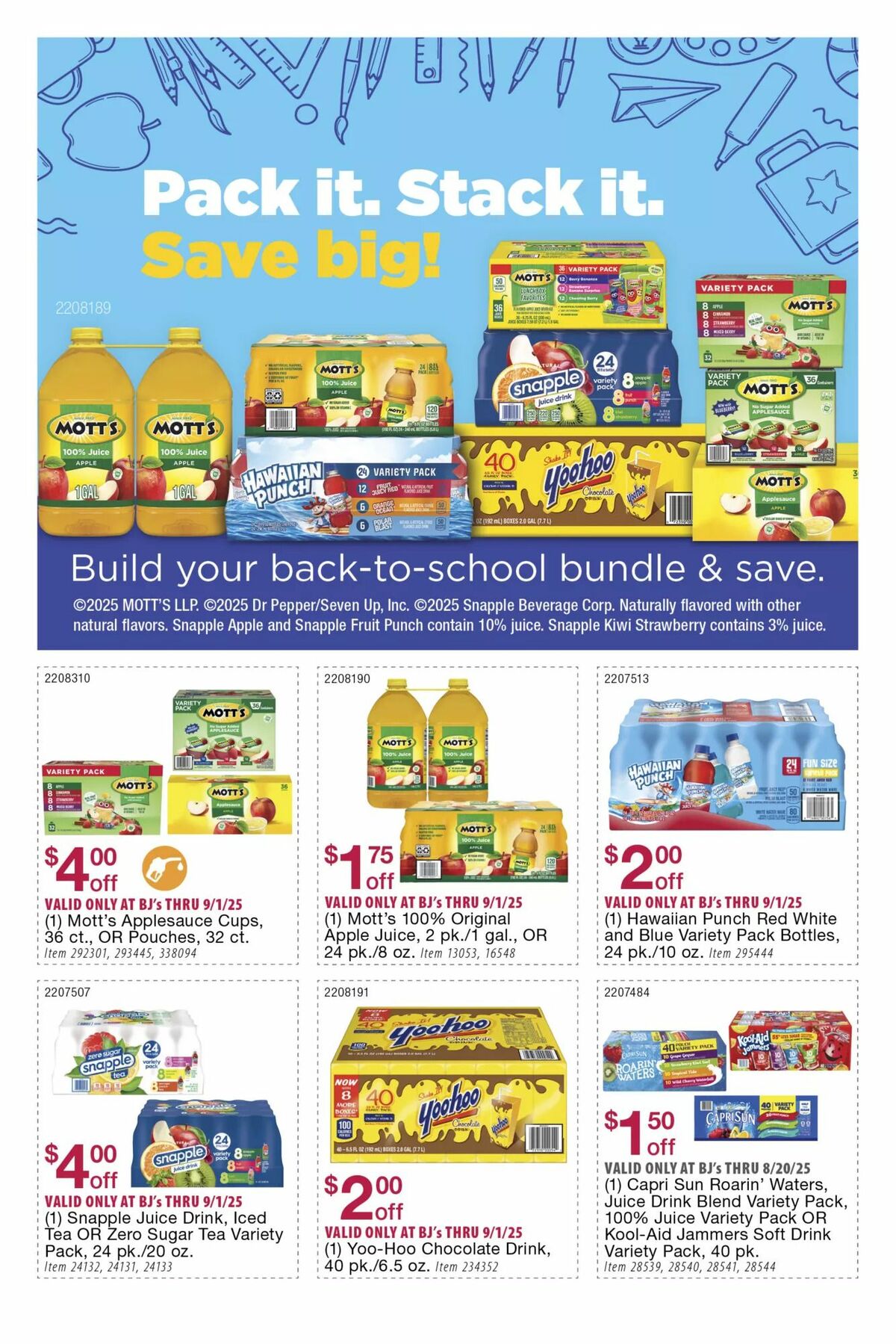 BJ's Wholesale Club Weekly Ad from August 6