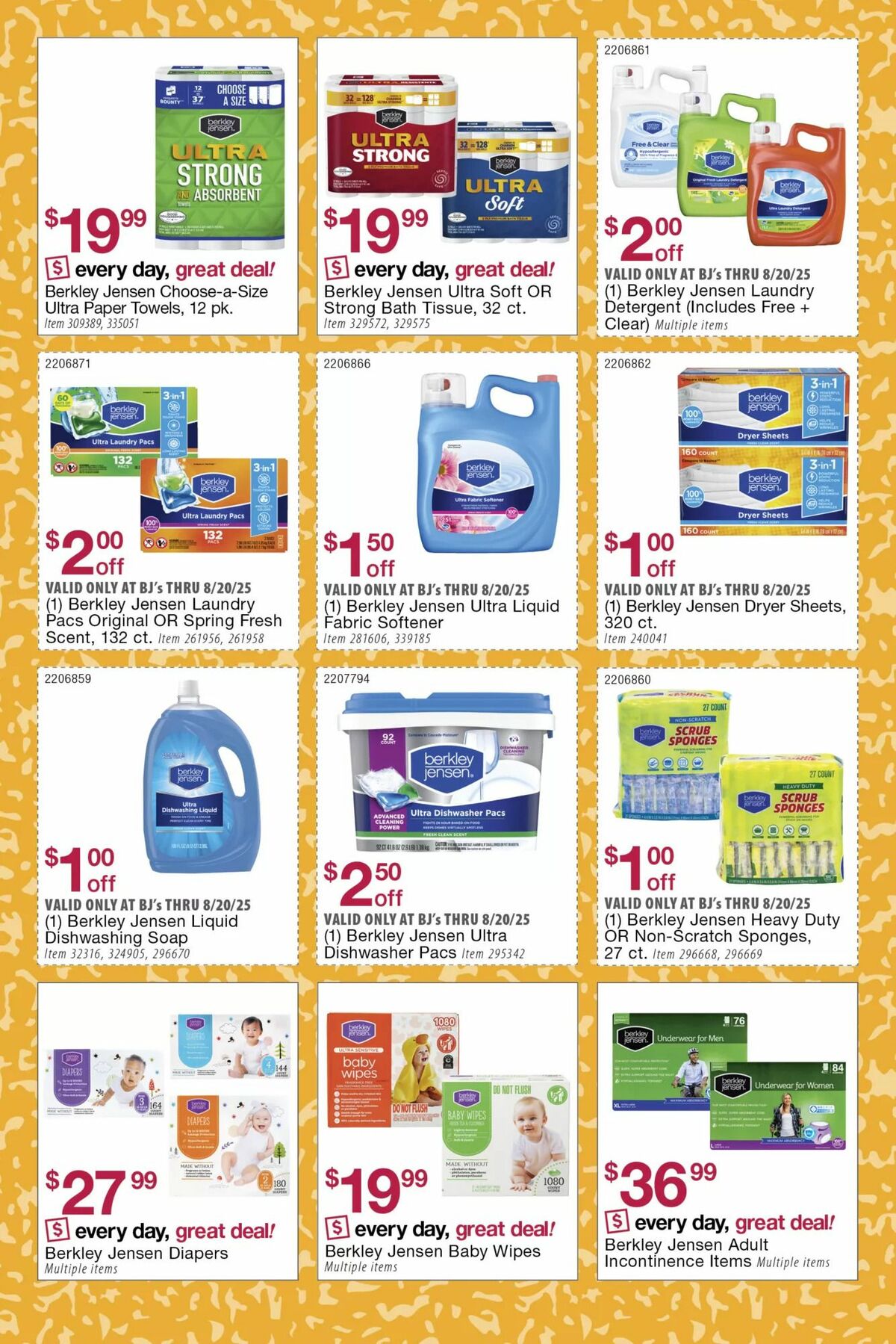 BJ's Wholesale Club Weekly Ad from August 6
