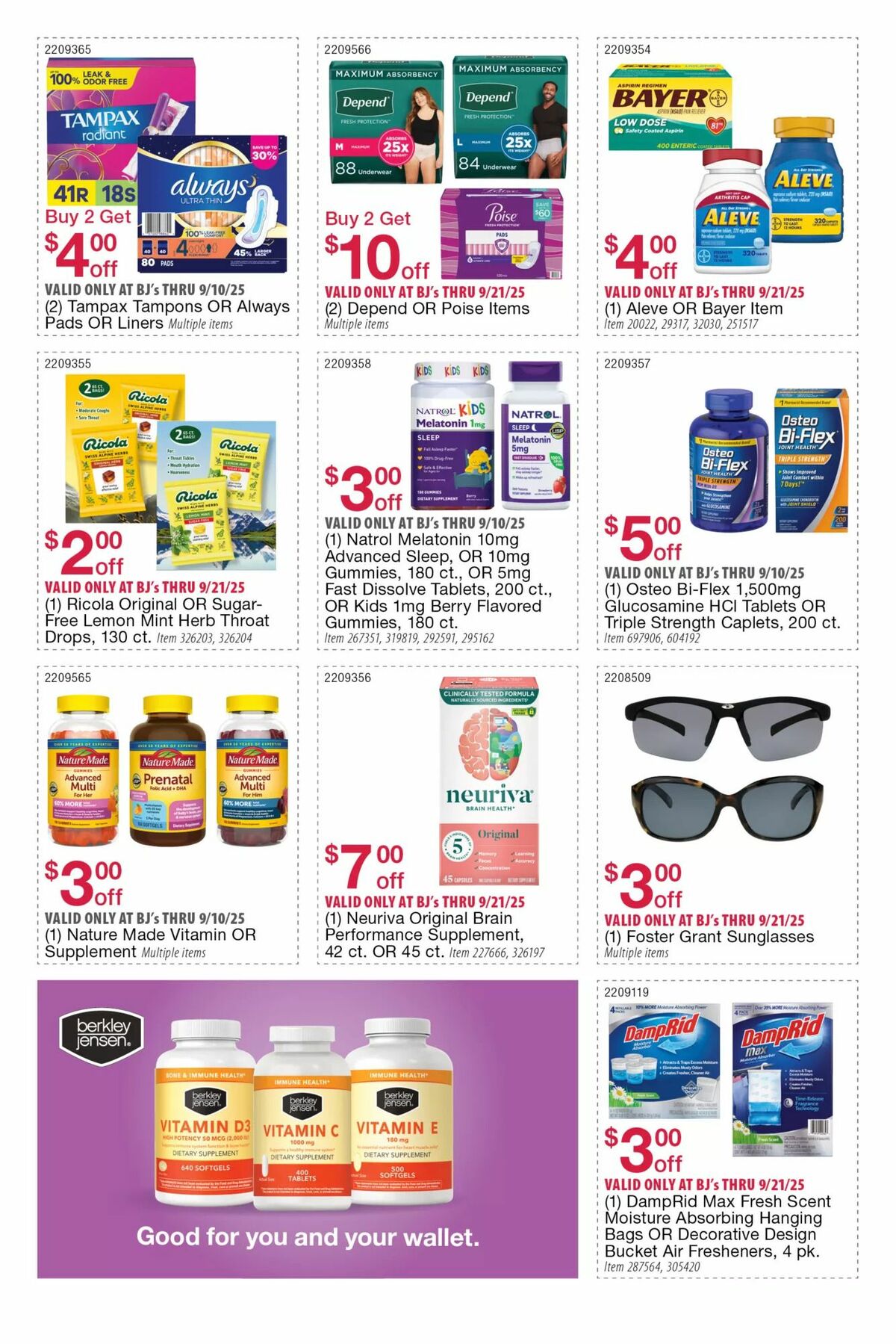 BJ's Wholesale Club Weekly Ad from August 19