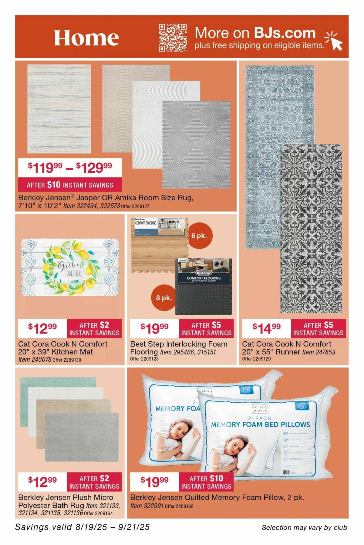 BJ's Wholesale Club Weekly Ad from August 19