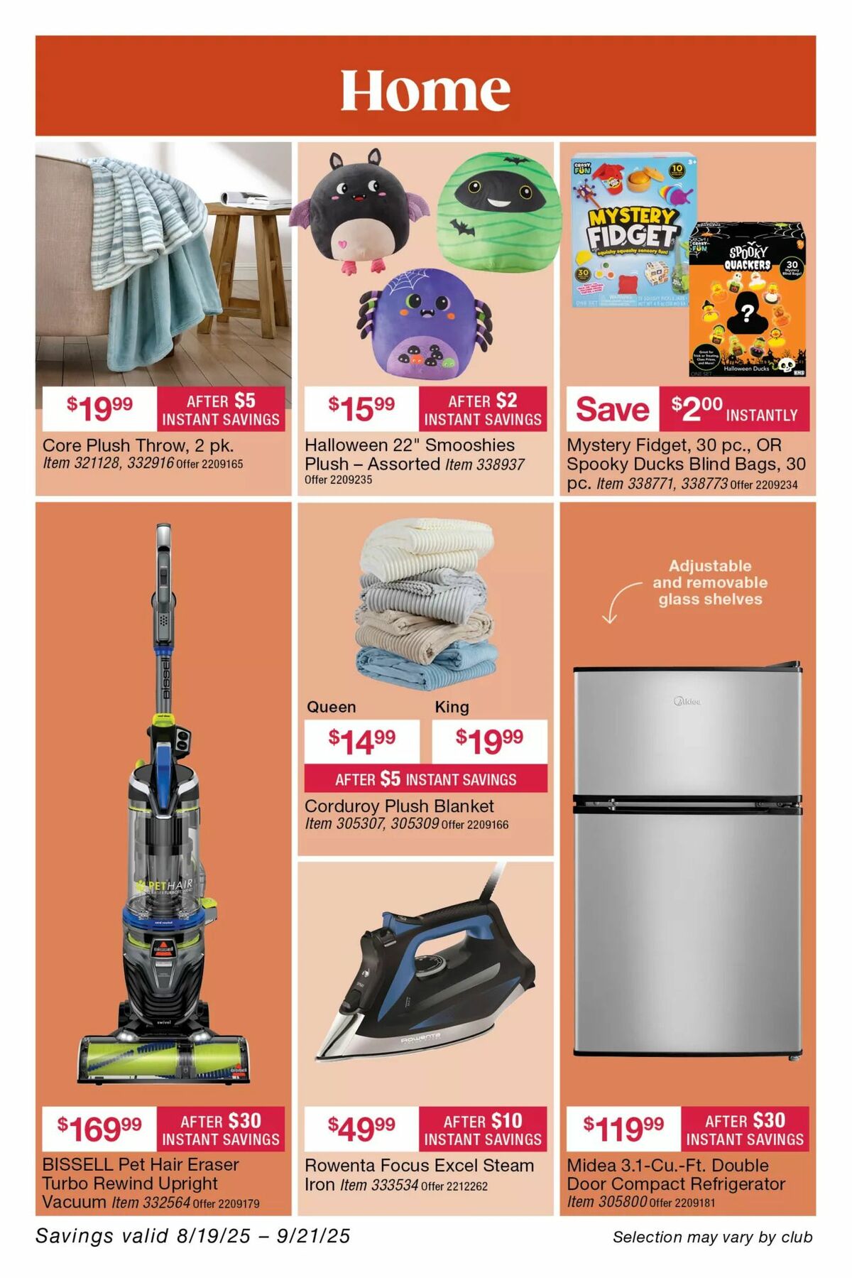 BJ's Wholesale Club Weekly Ad from August 19