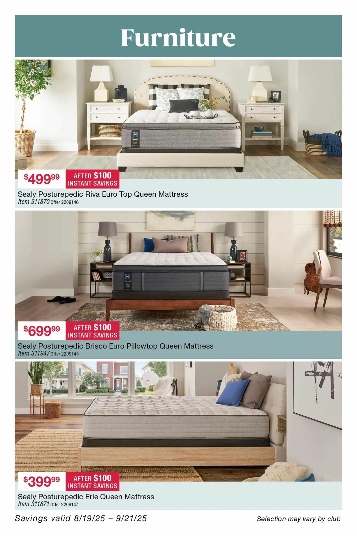 BJ's Wholesale Club Weekly Ad from August 19