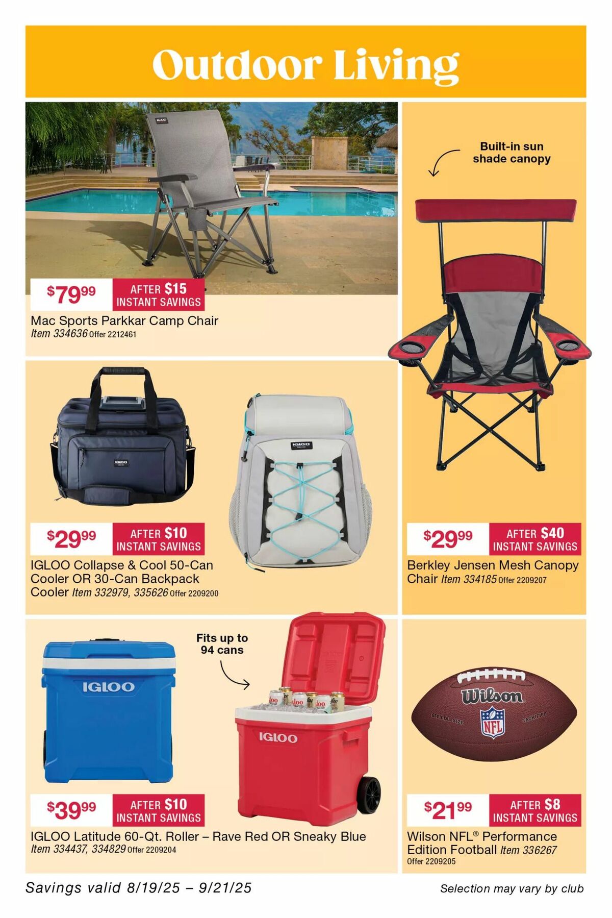 BJ's Wholesale Club Weekly Ad from August 19