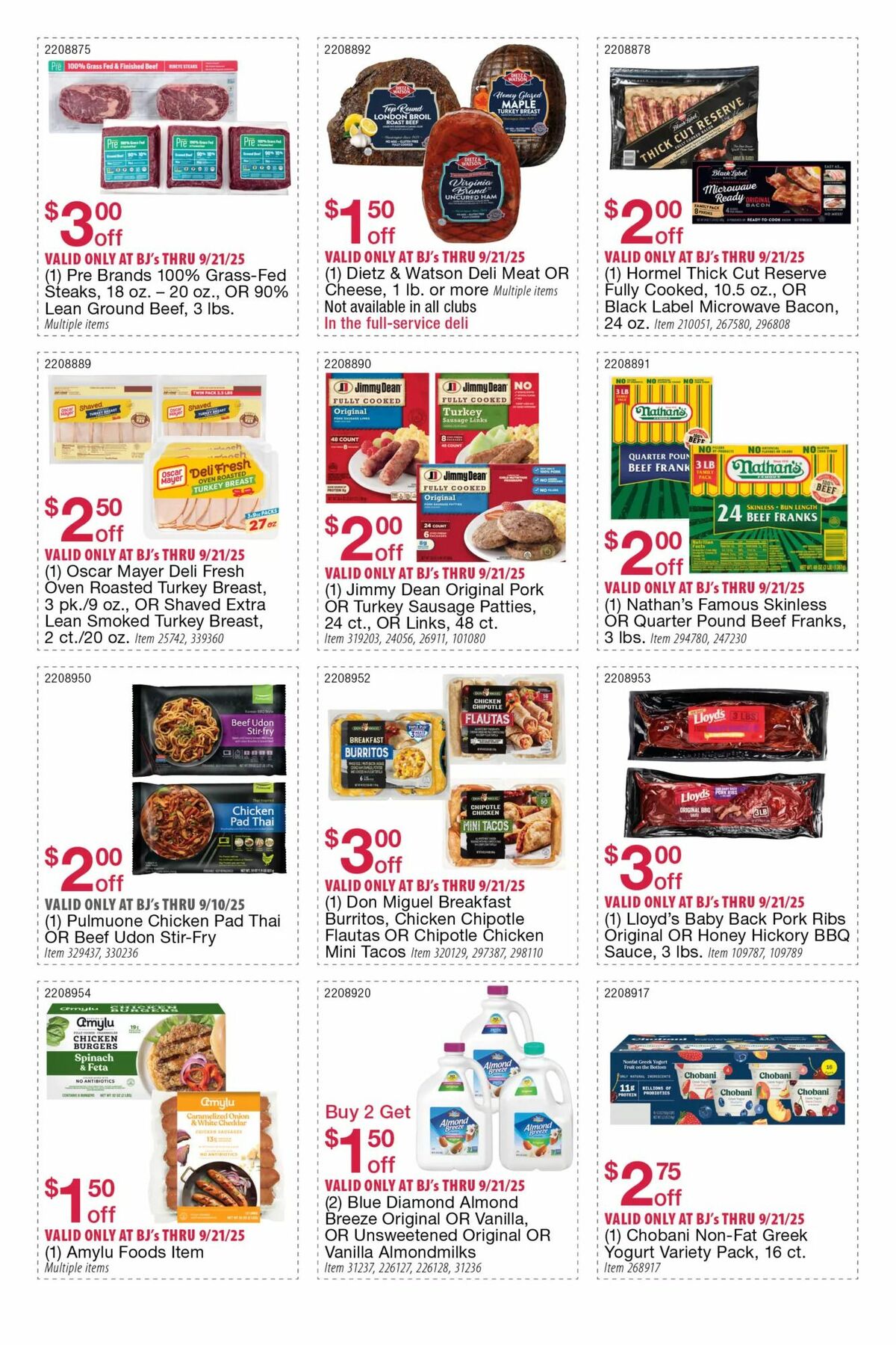 BJ's Wholesale Club Weekly Ad from August 19