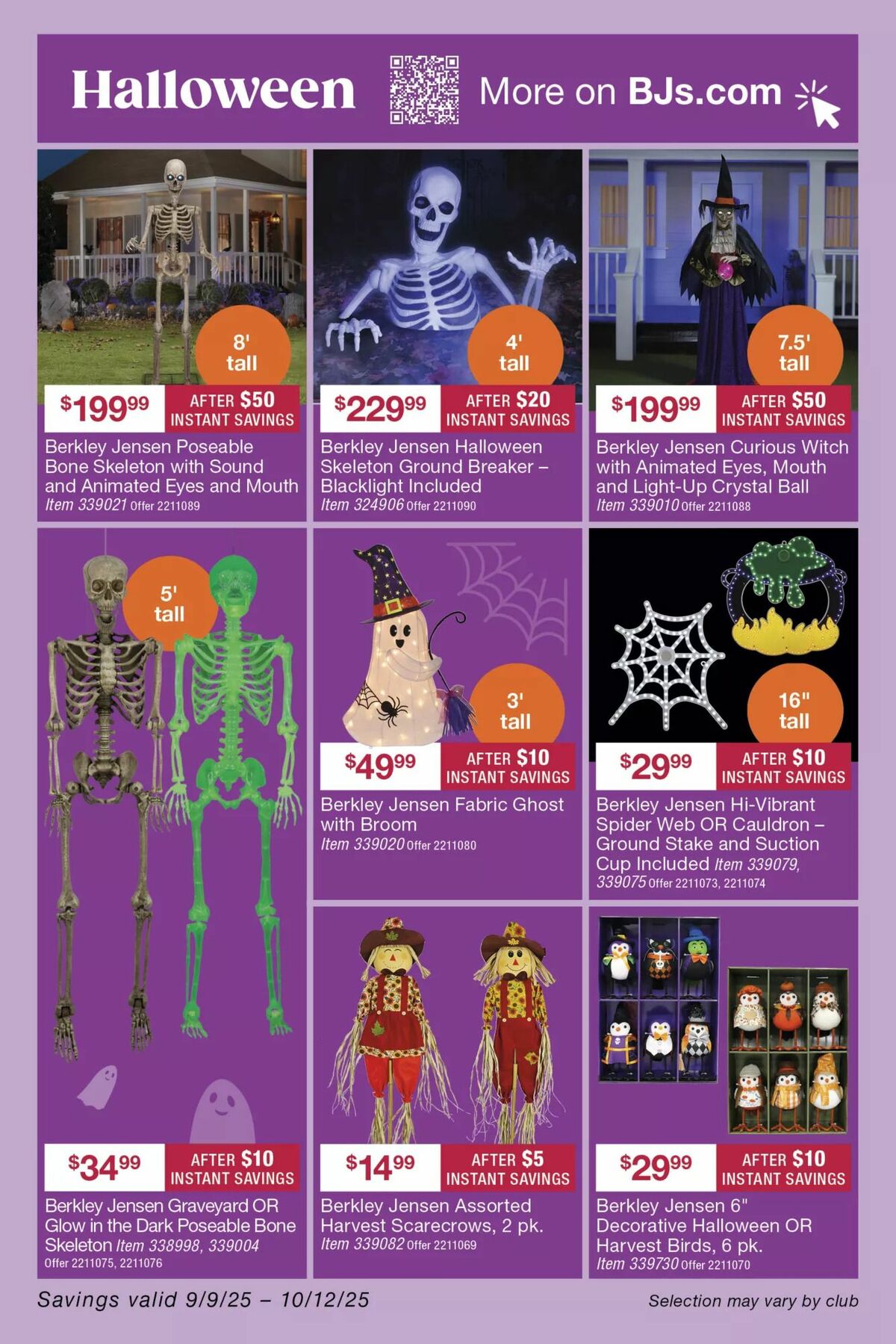 BJ's Wholesale Club Weekly Ad from September 9