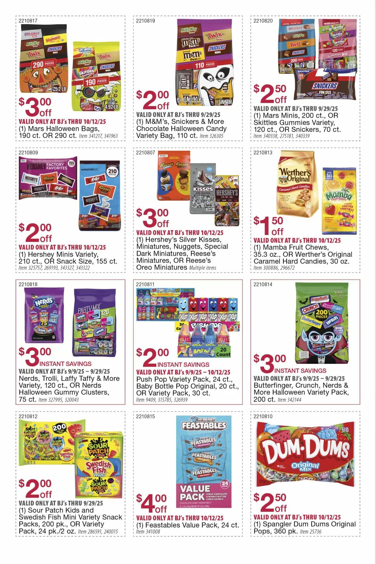 BJ's Wholesale Club Weekly Ad from September 9
