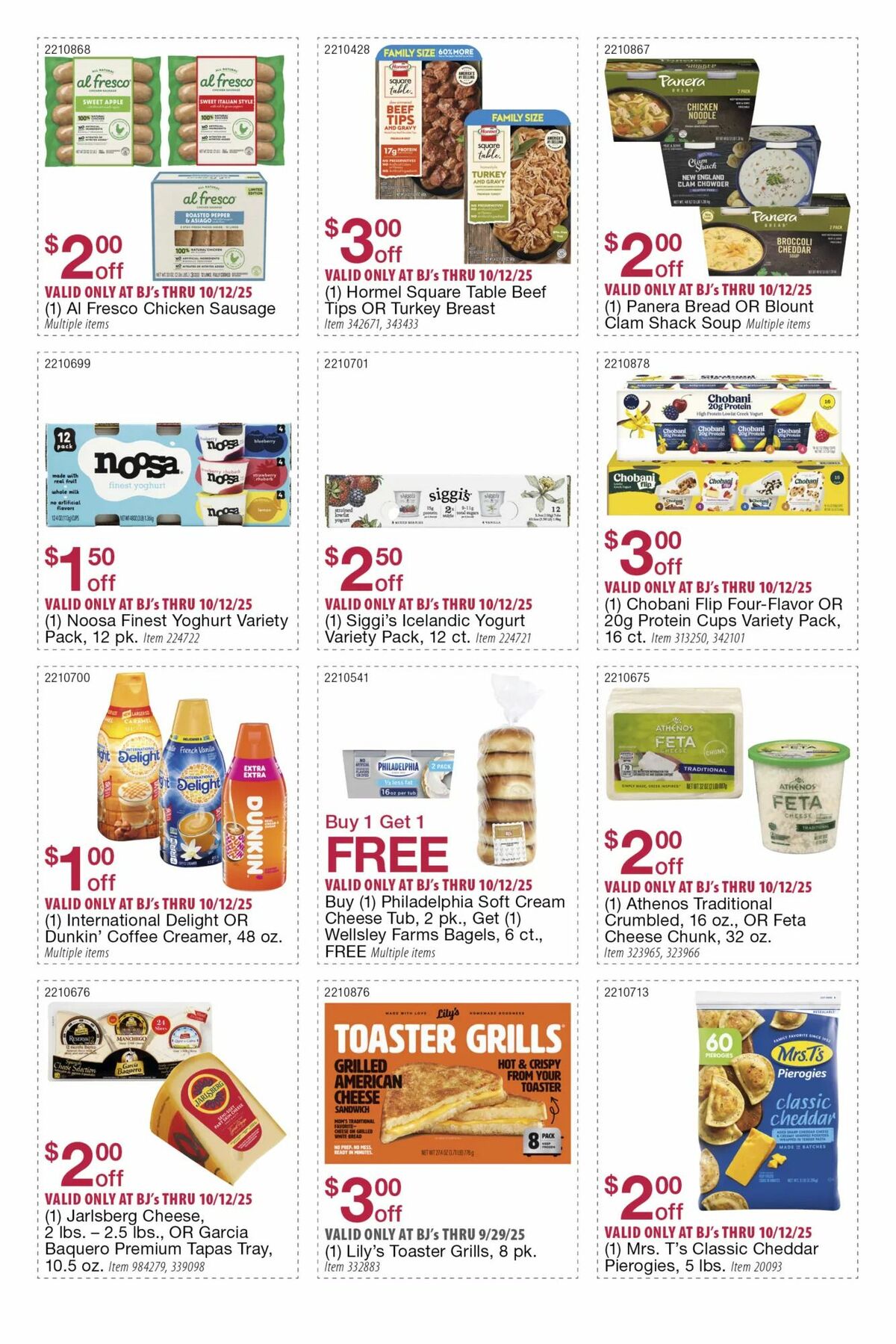 BJ's Wholesale Club Weekly Ad from September 9