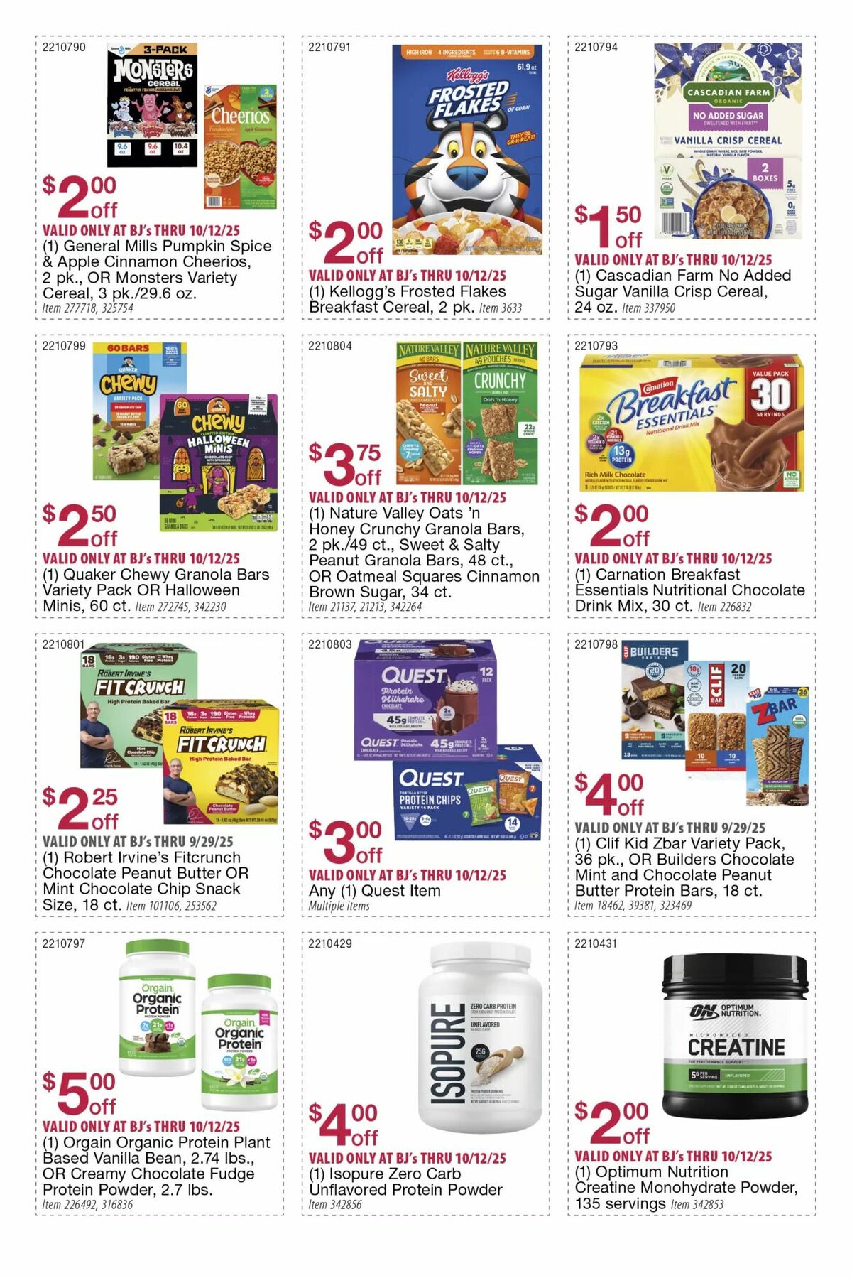 BJ's Wholesale Club Weekly Ad from September 9