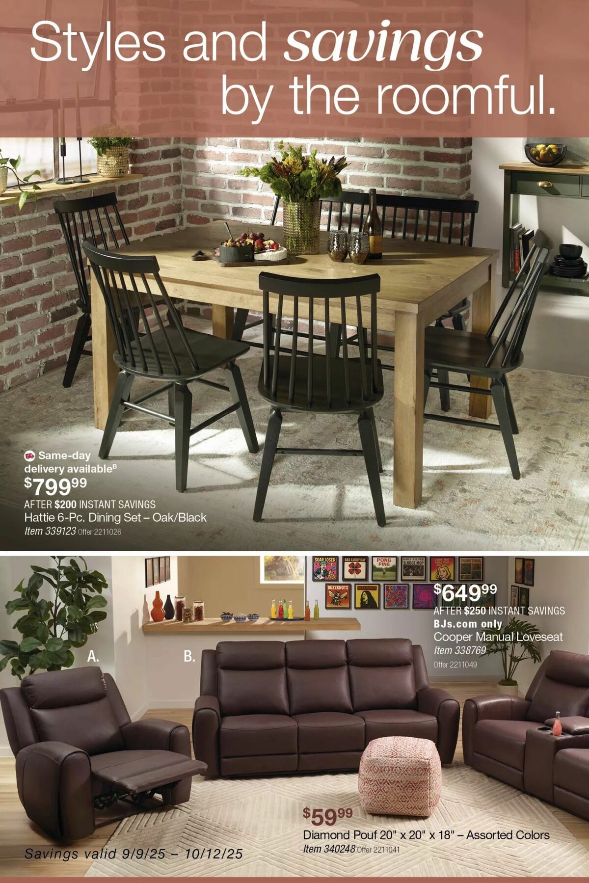 BJ's Wholesale Club Weekly Ad from September 9