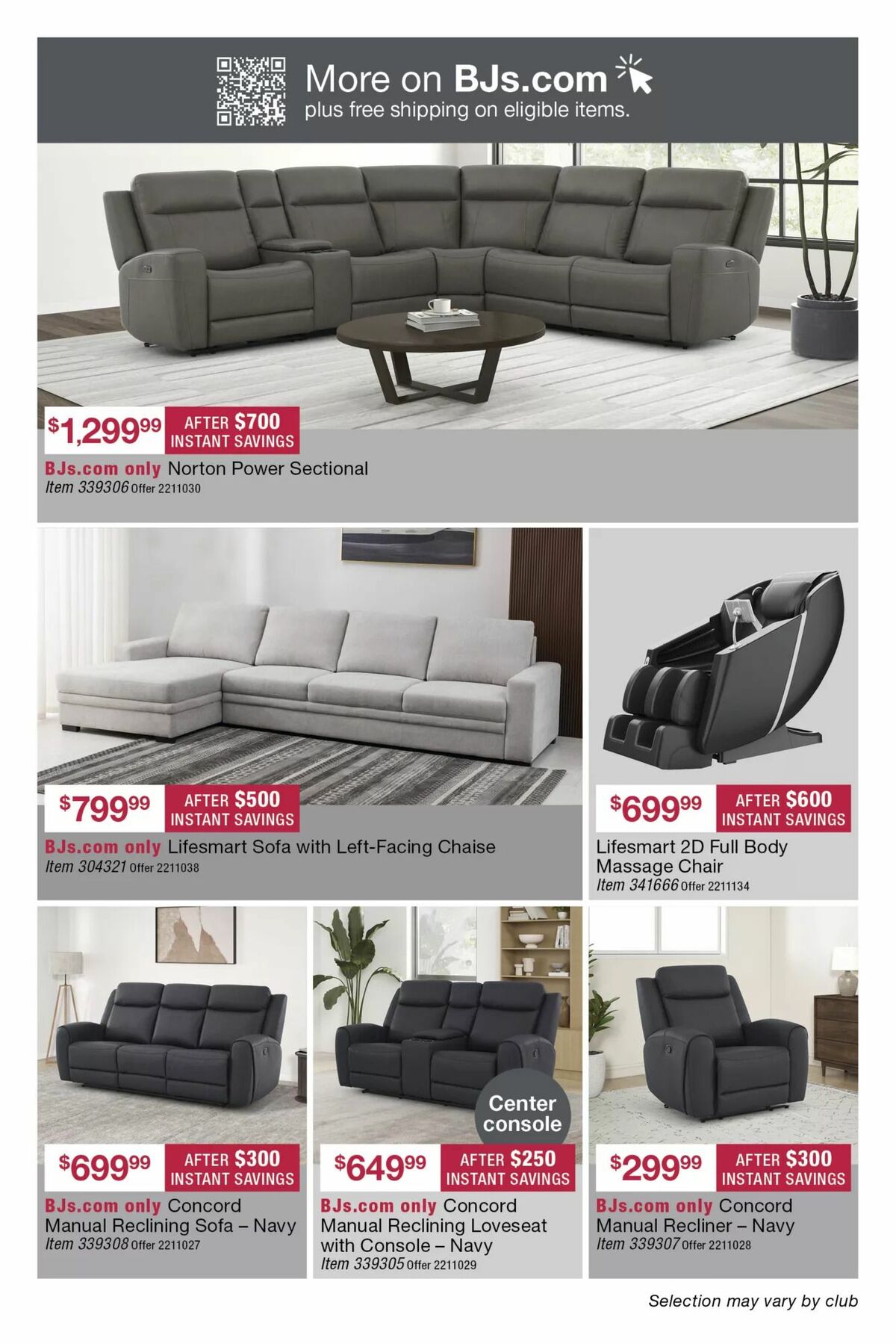 BJ's Wholesale Club Weekly Ad from September 9