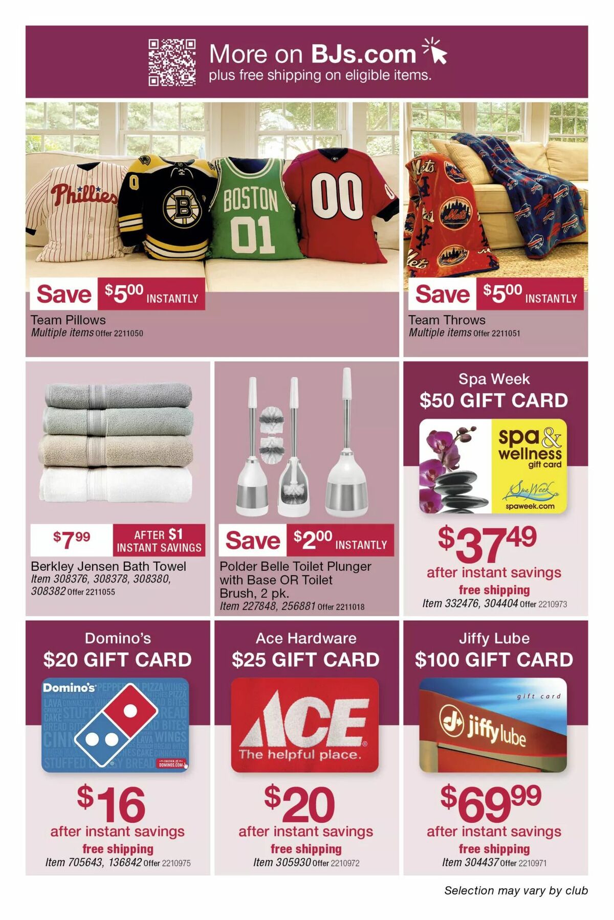 BJ's Wholesale Club Weekly Ad from September 9