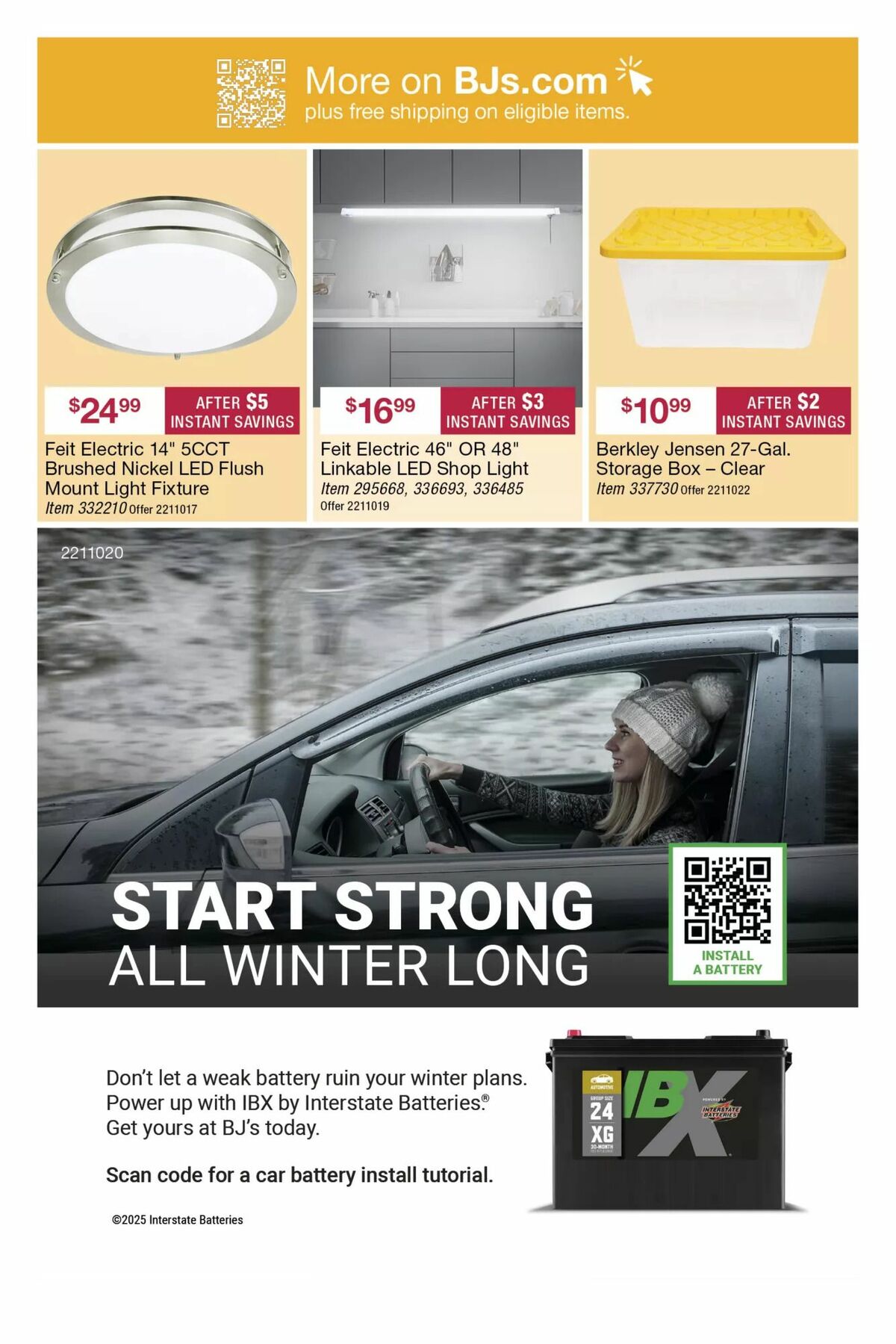 BJ's Wholesale Club Weekly Ad from September 9