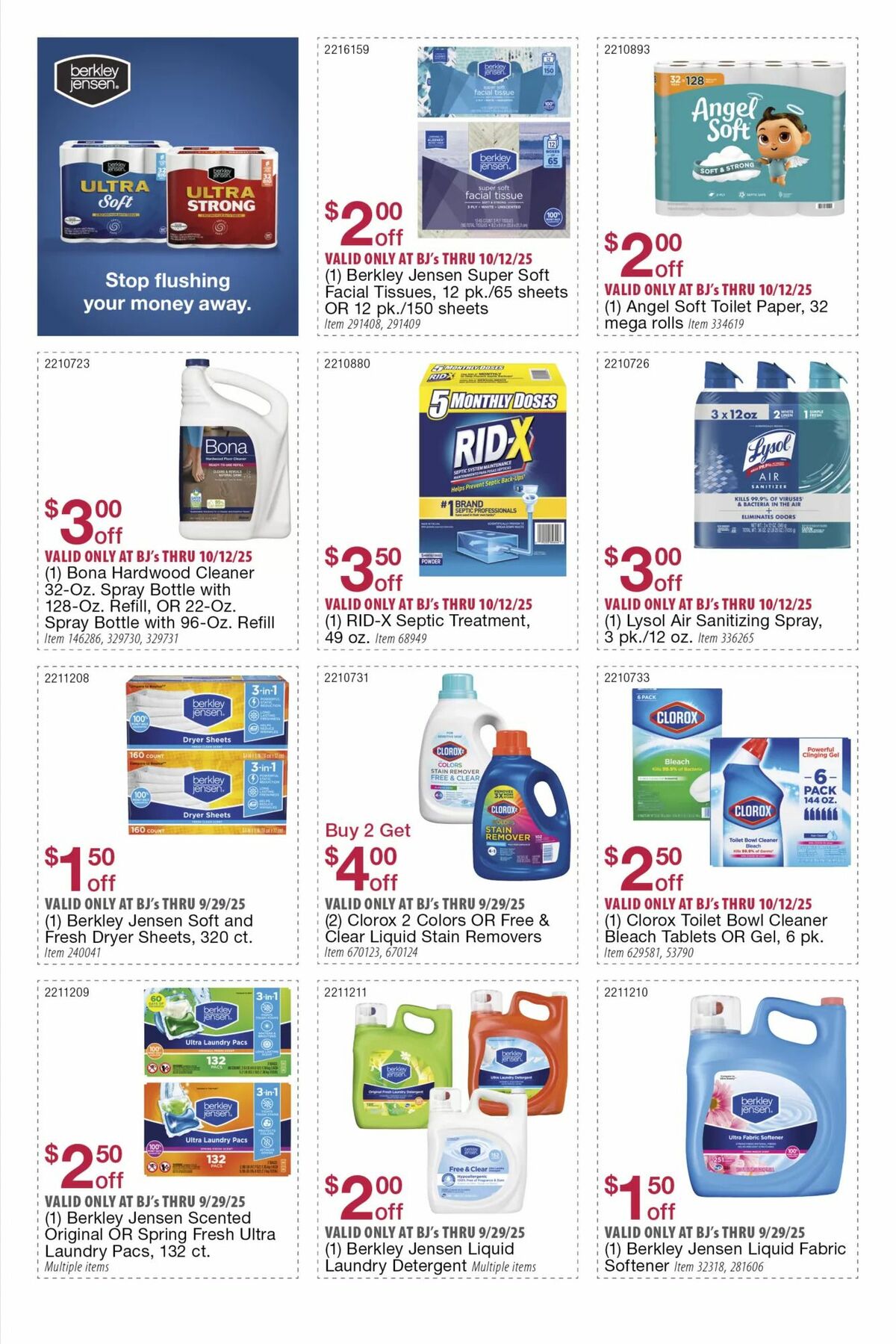 BJ's Wholesale Club Weekly Ad from September 9