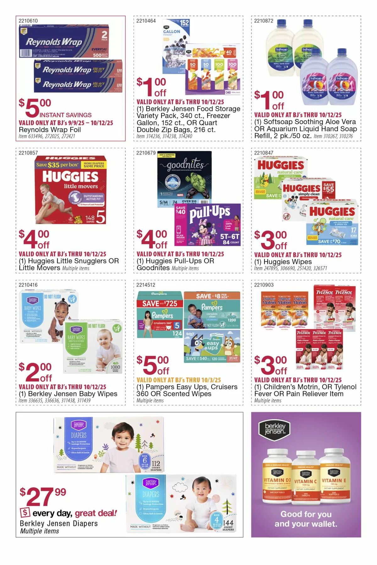 BJ's Wholesale Club Weekly Ad from September 9