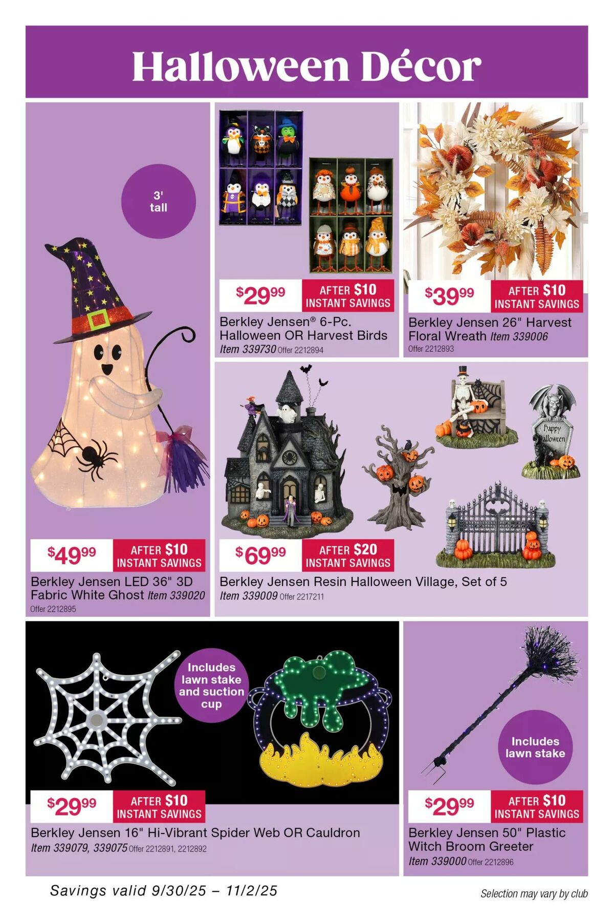 BJ's Wholesale Club Weekly Ad from September 30