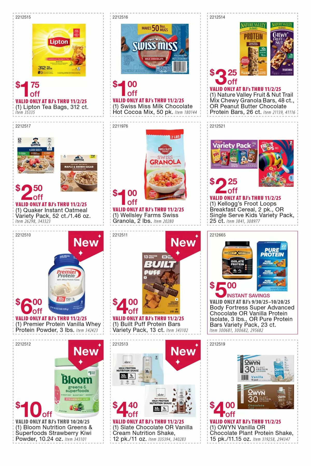 BJ's Wholesale Club Weekly Ad from September 30